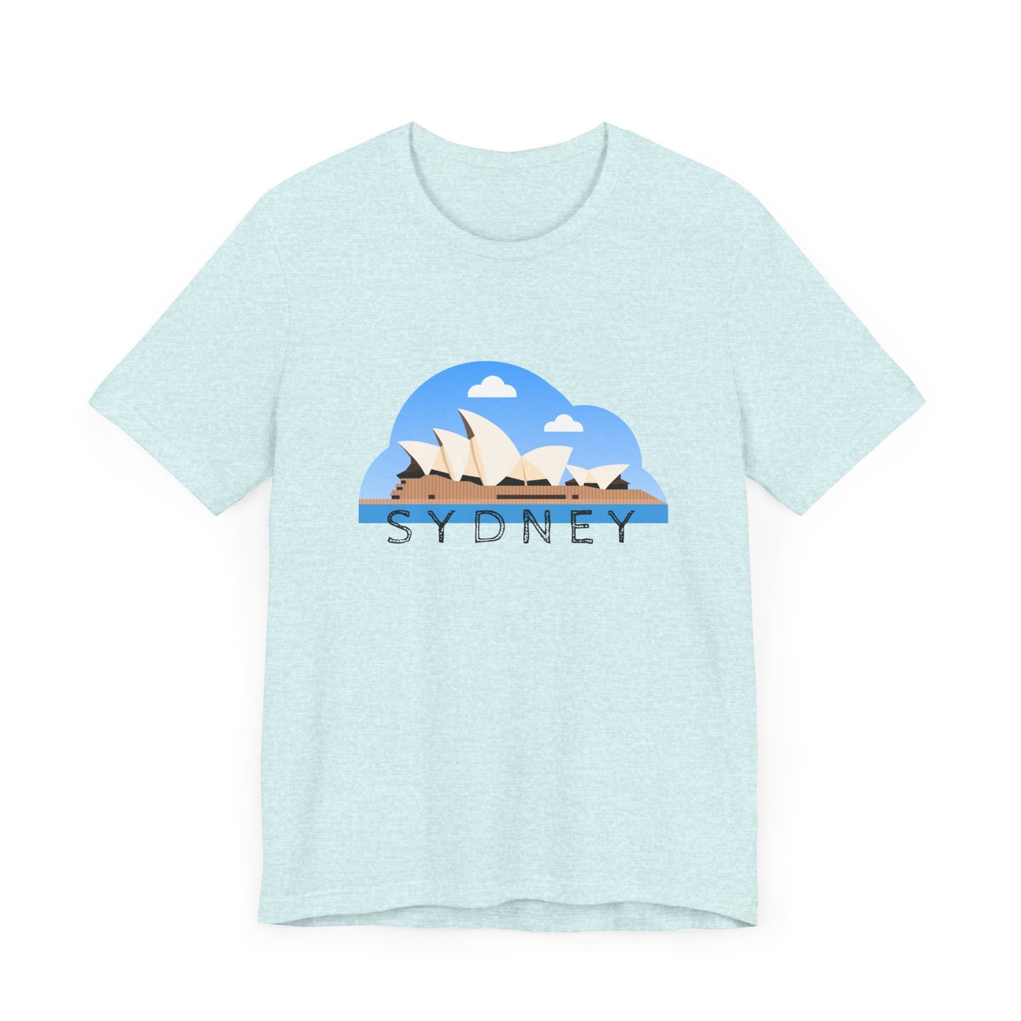 Sydney Graphic Unisex Jersey Tee - Coastal Vibes T-Shirt - 12044