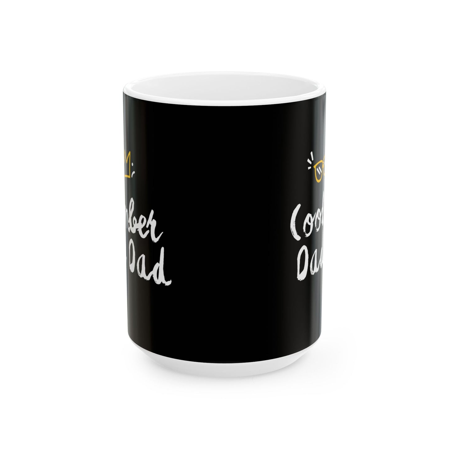 Father's Day Ceramic Mug, Unique Coffee Cup Gift, Dad's Special Mug, Family Bonding, Holiday Present - 14010