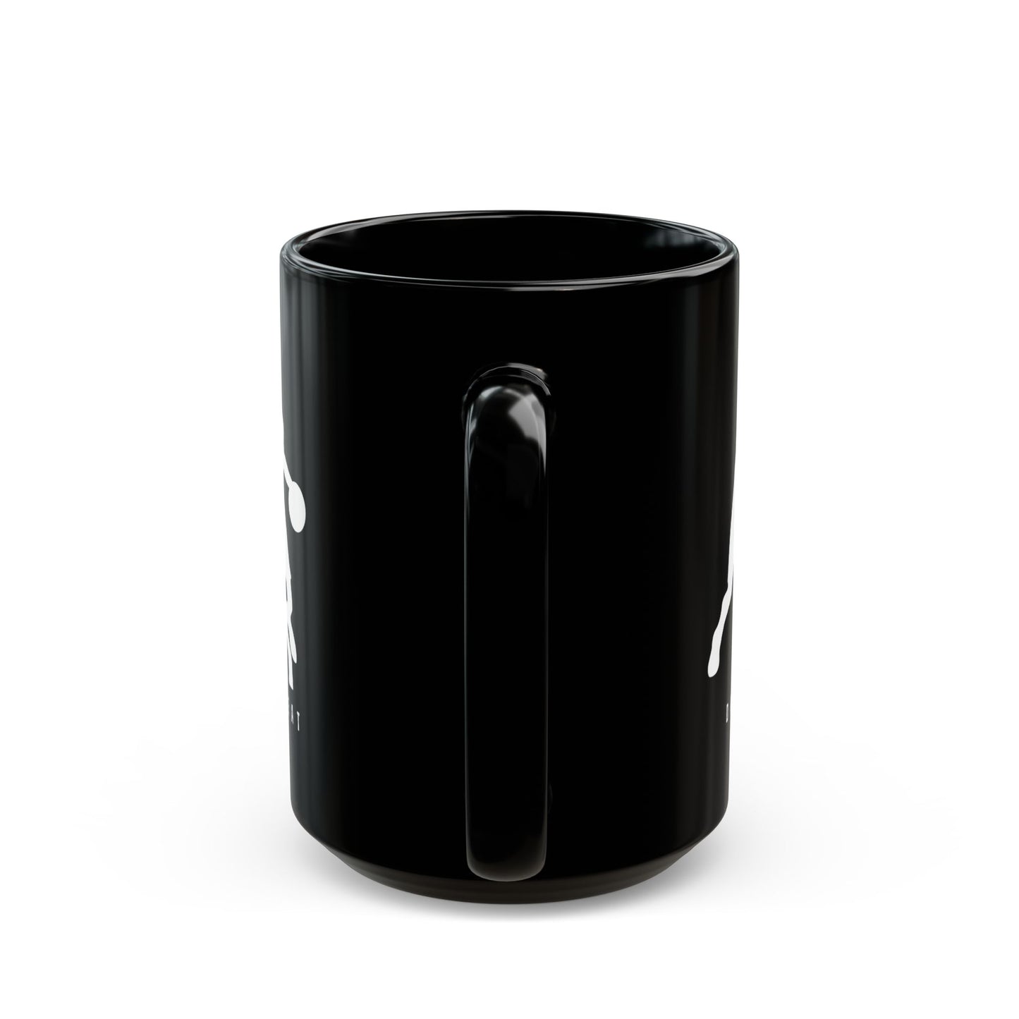 Dribble  Shoot  Score Repeat, Basketball Lovers - Ceramic Black Mug (11oz, 15oz) - 10134