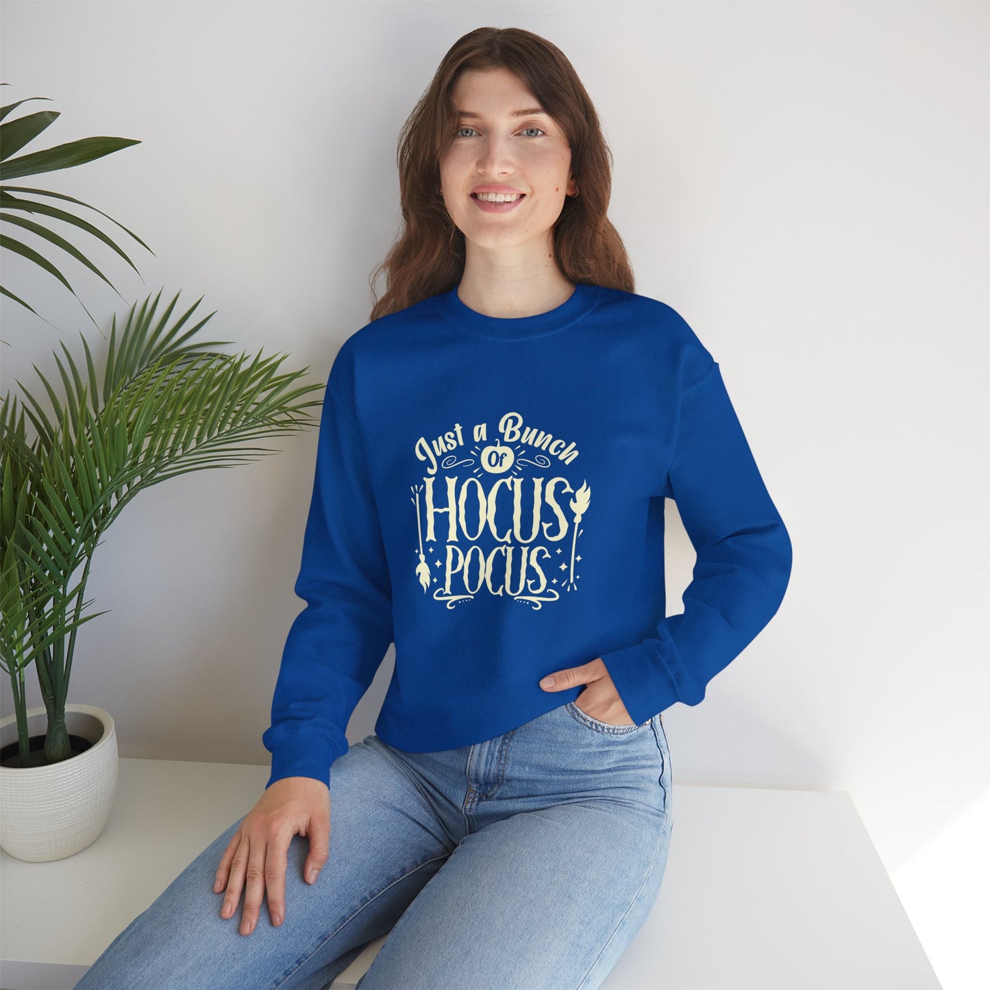 Just A Bunch or Hocus Focus - Unisex Heavy Blend™ Crewneck Sweatshirt