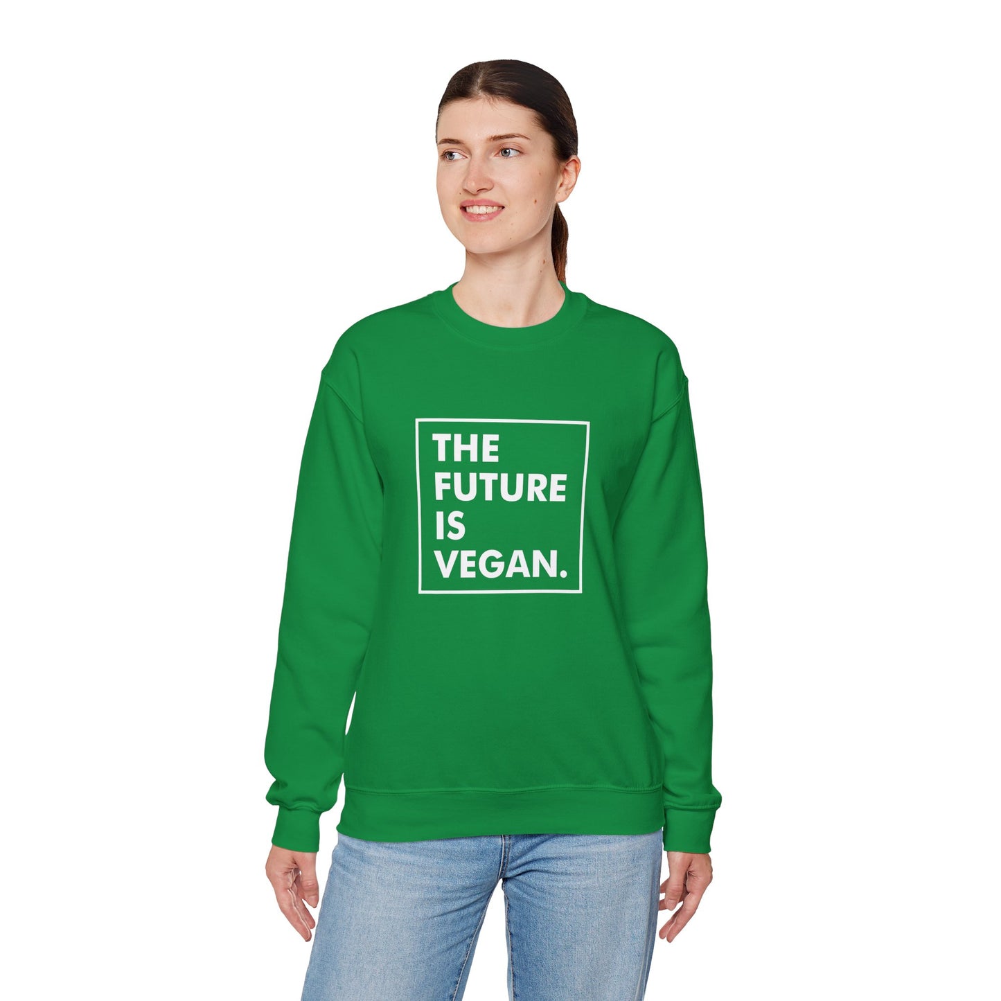 The Future is Vegan - Unisex Heavy Blend™ Crewneck Sweatshirt