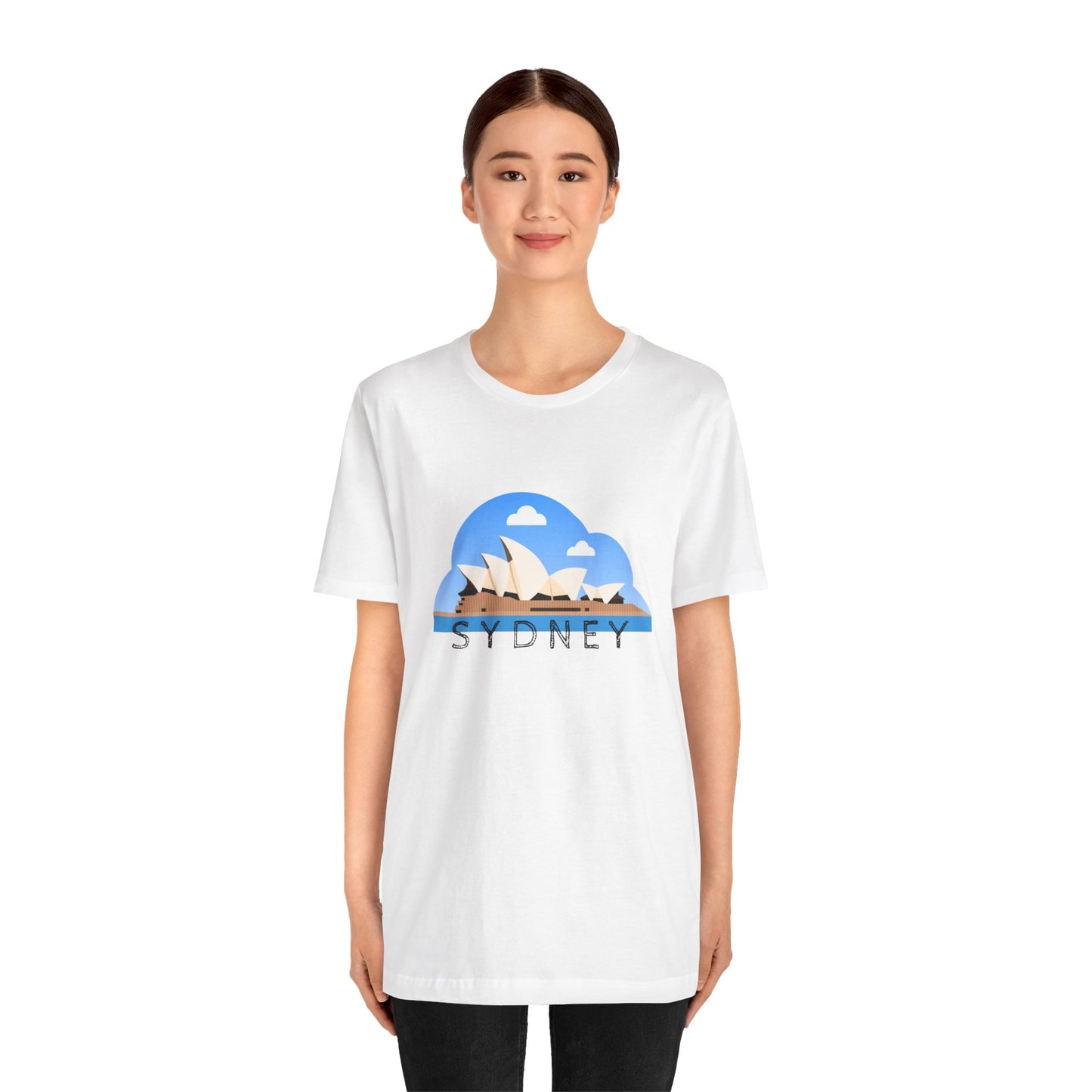 Sydney Graphic Unisex Jersey Tee - Coastal Vibes T-Shirt - 12044