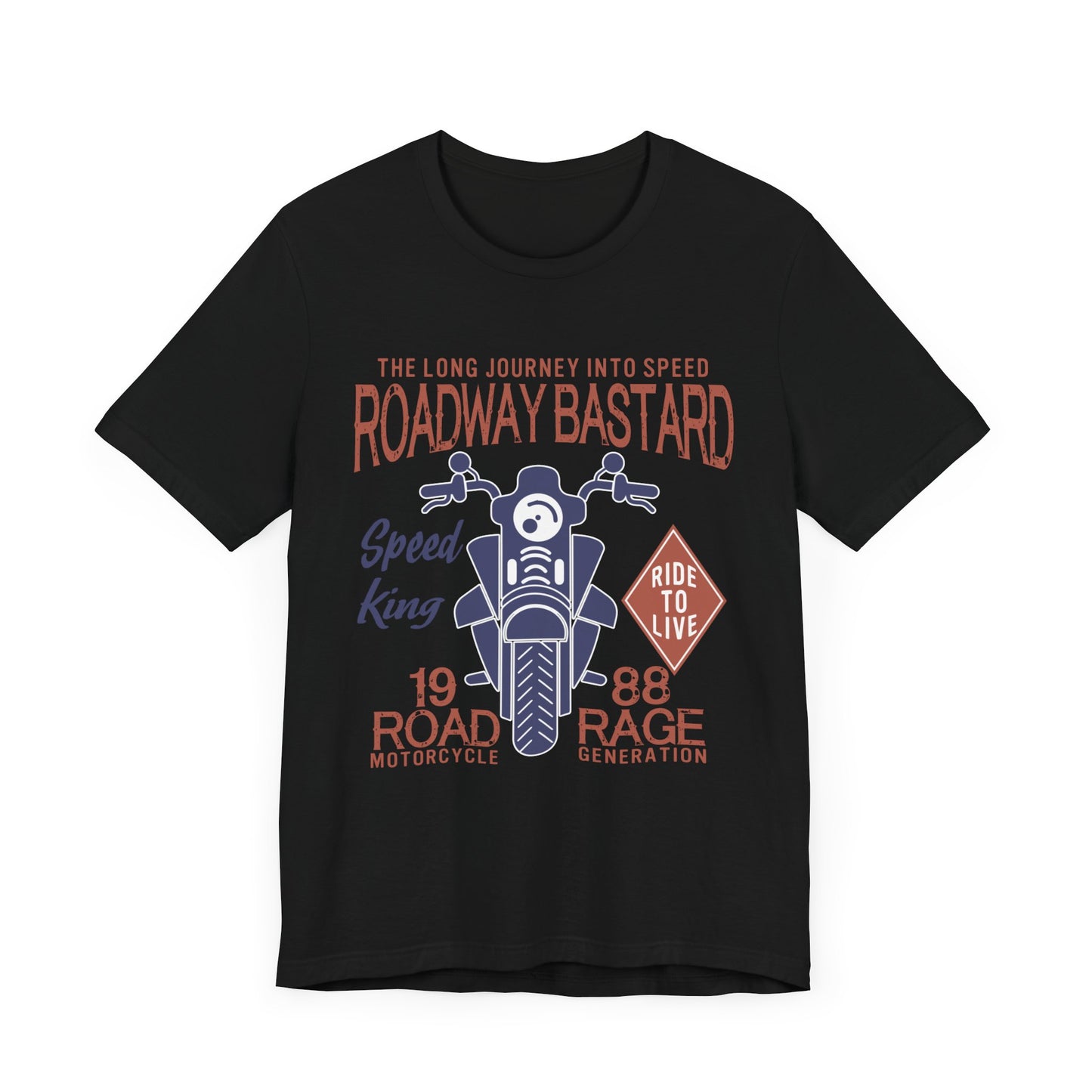 Roadway Bastard - Unisex Jersey Short Sleeve Tee