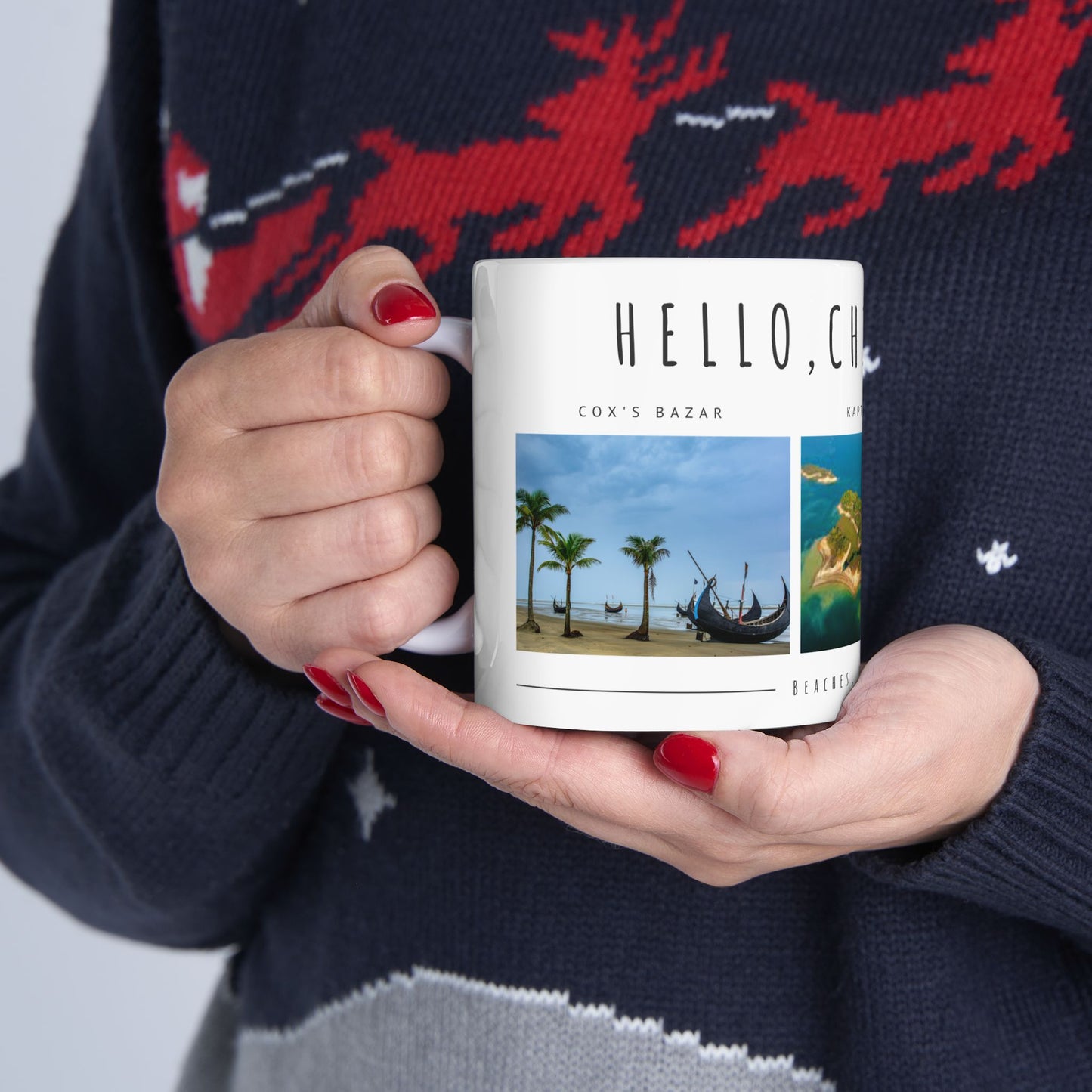 Hello Chittagong Ceramic Mug (11oz & 15oz) - 12213