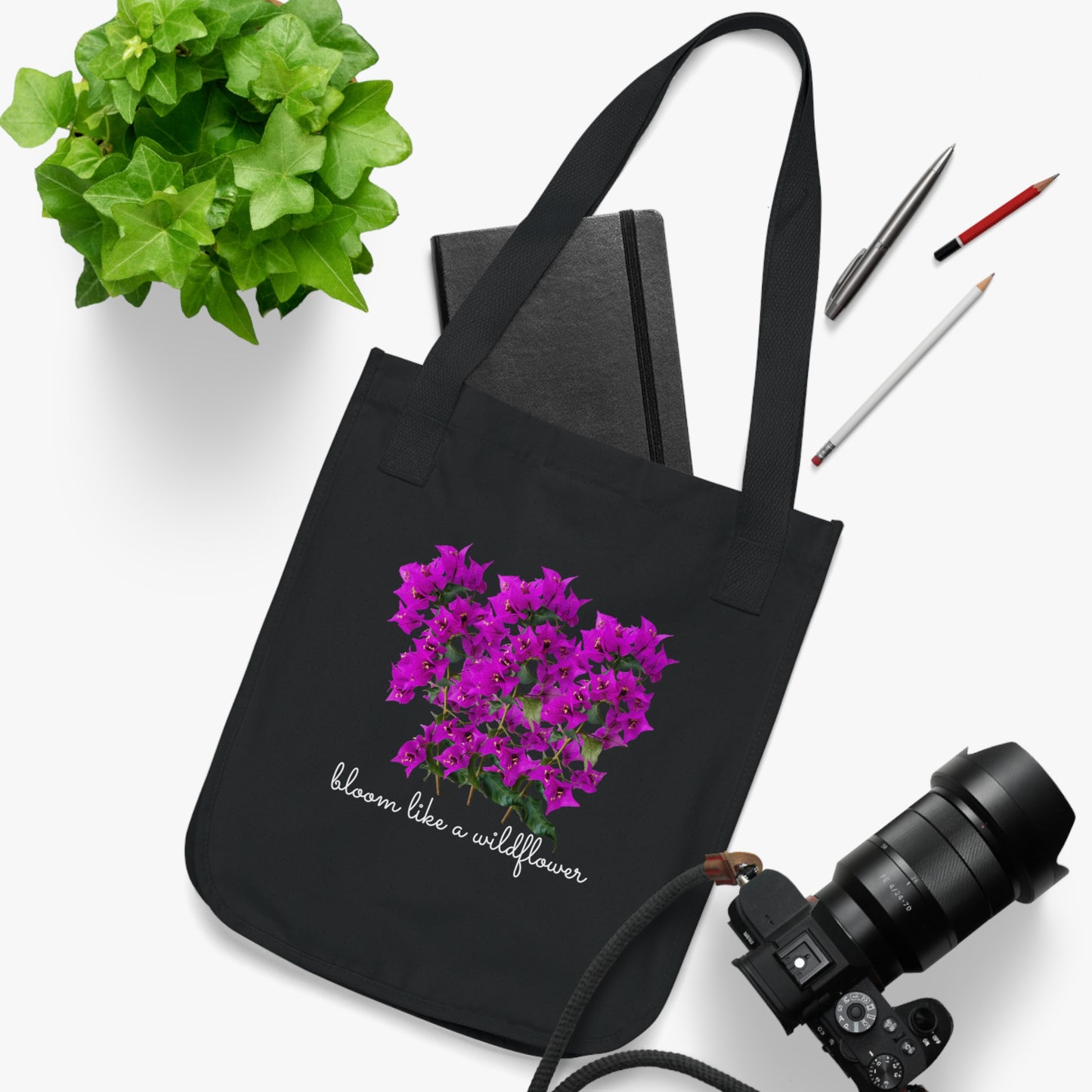 Organic Canvas Tote Bag | Wildflower Lovers