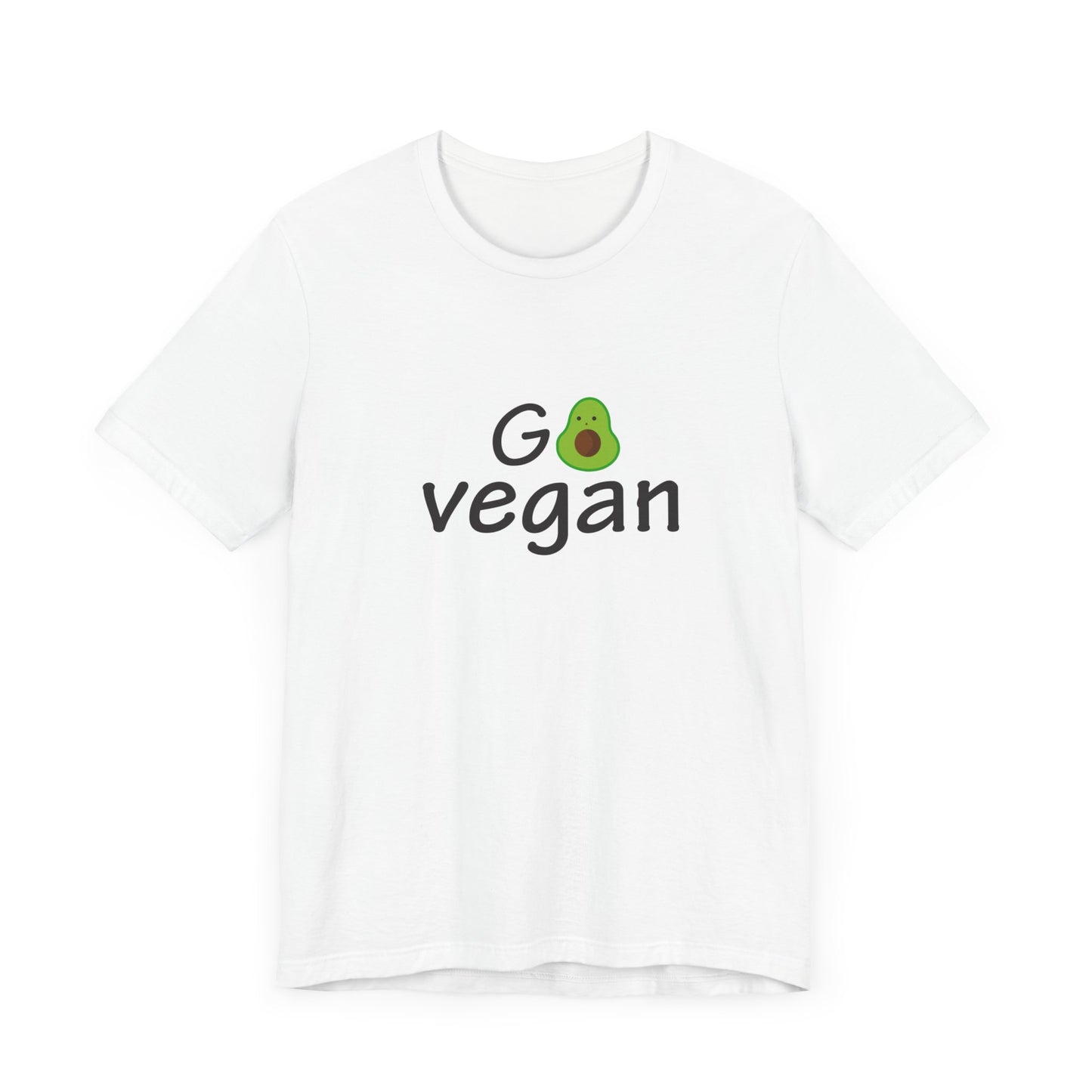 Go Vegan - Unisex Jersey Short Sleeve Tee