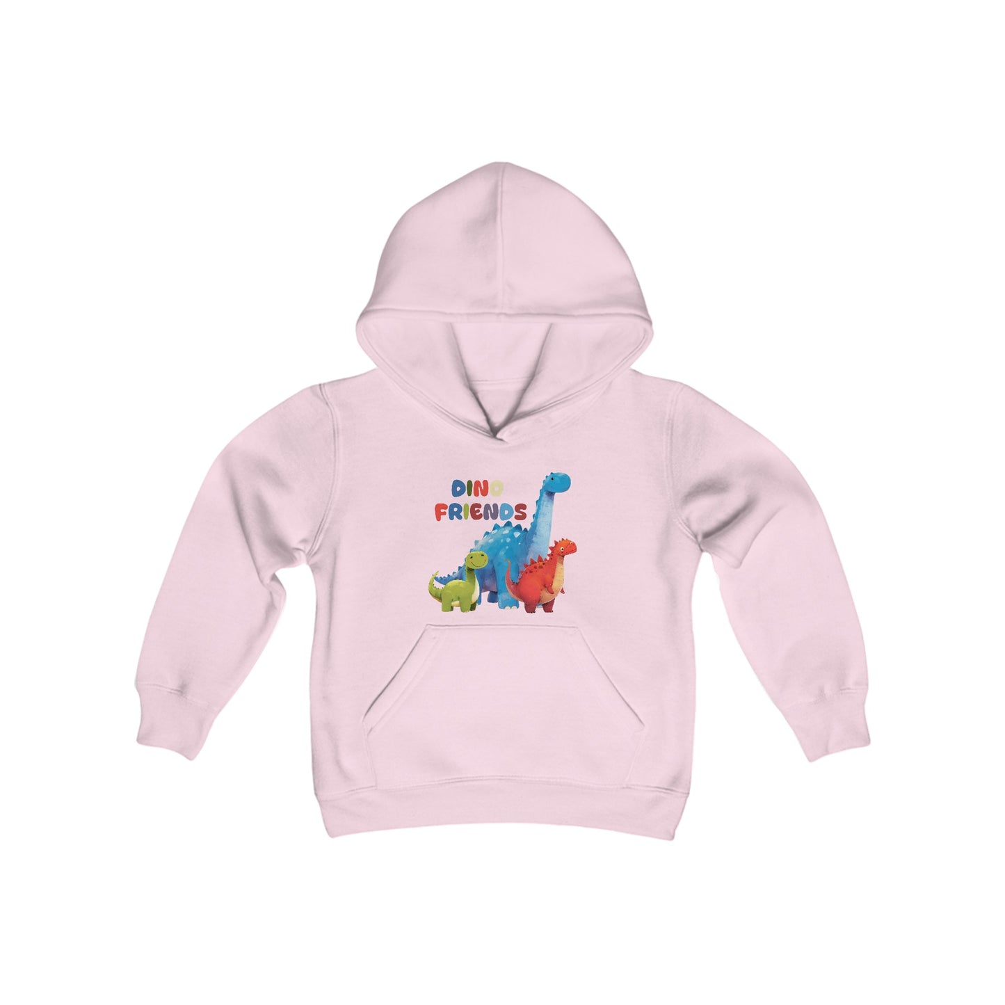 Dino Friends in Gobi - Youth Heavy Blend Hooded Sweatshirt