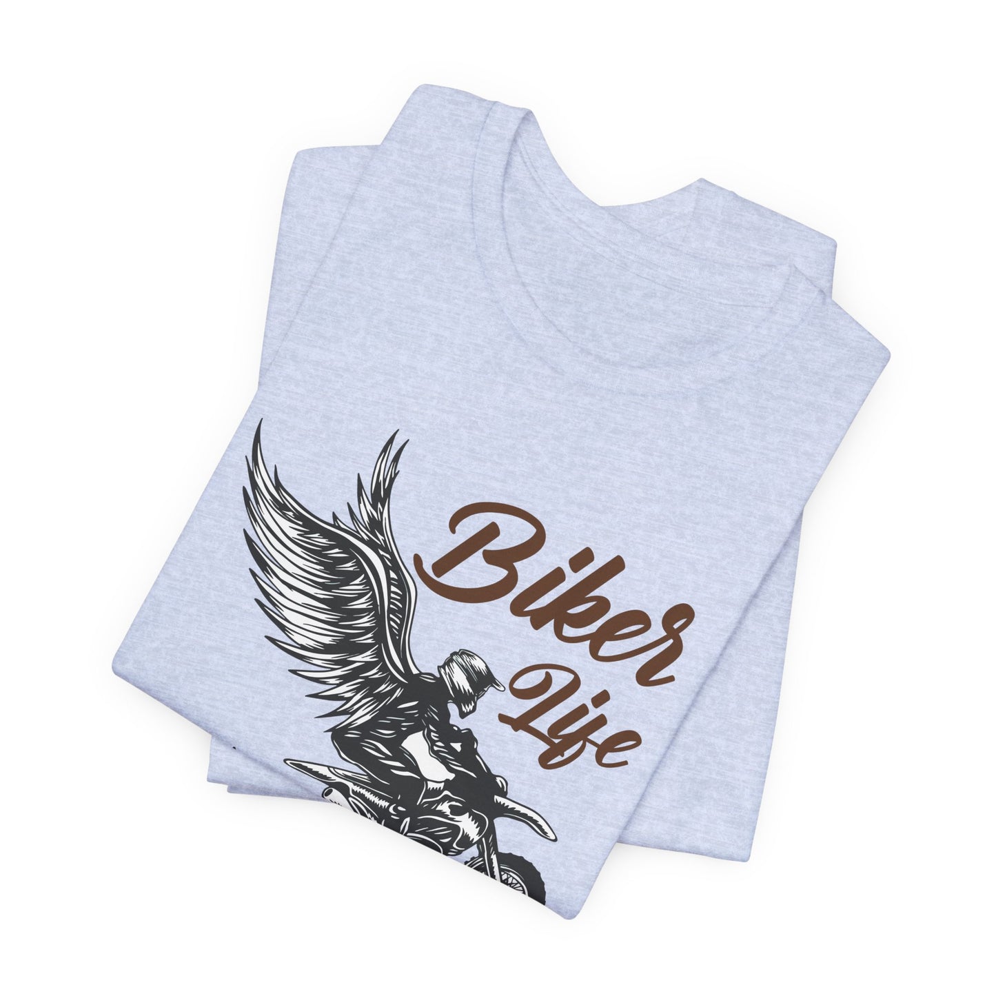 Biker Life, Life Behind Bars - Unisex Jersey Short Sleeve Tee