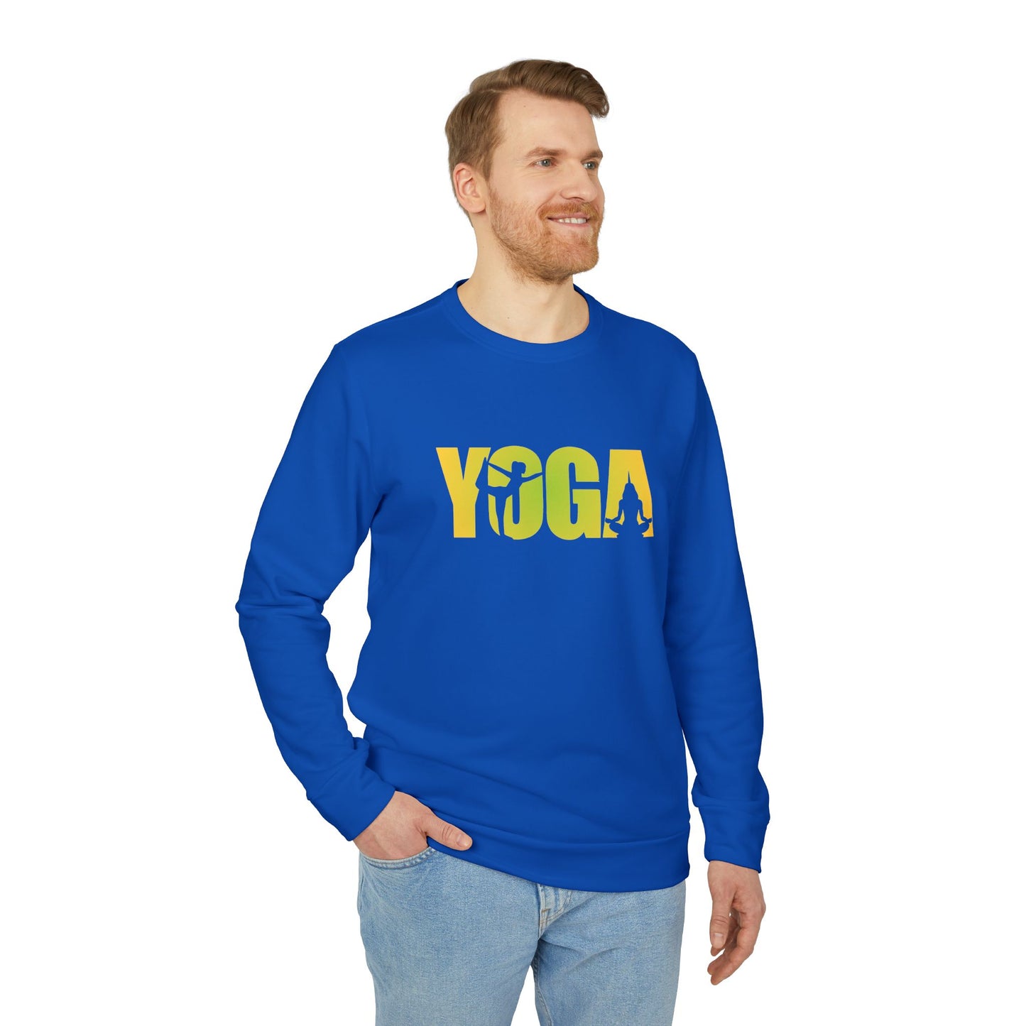 Yoga - Adidas Unisex Fleece Crewneck Sweatshirt