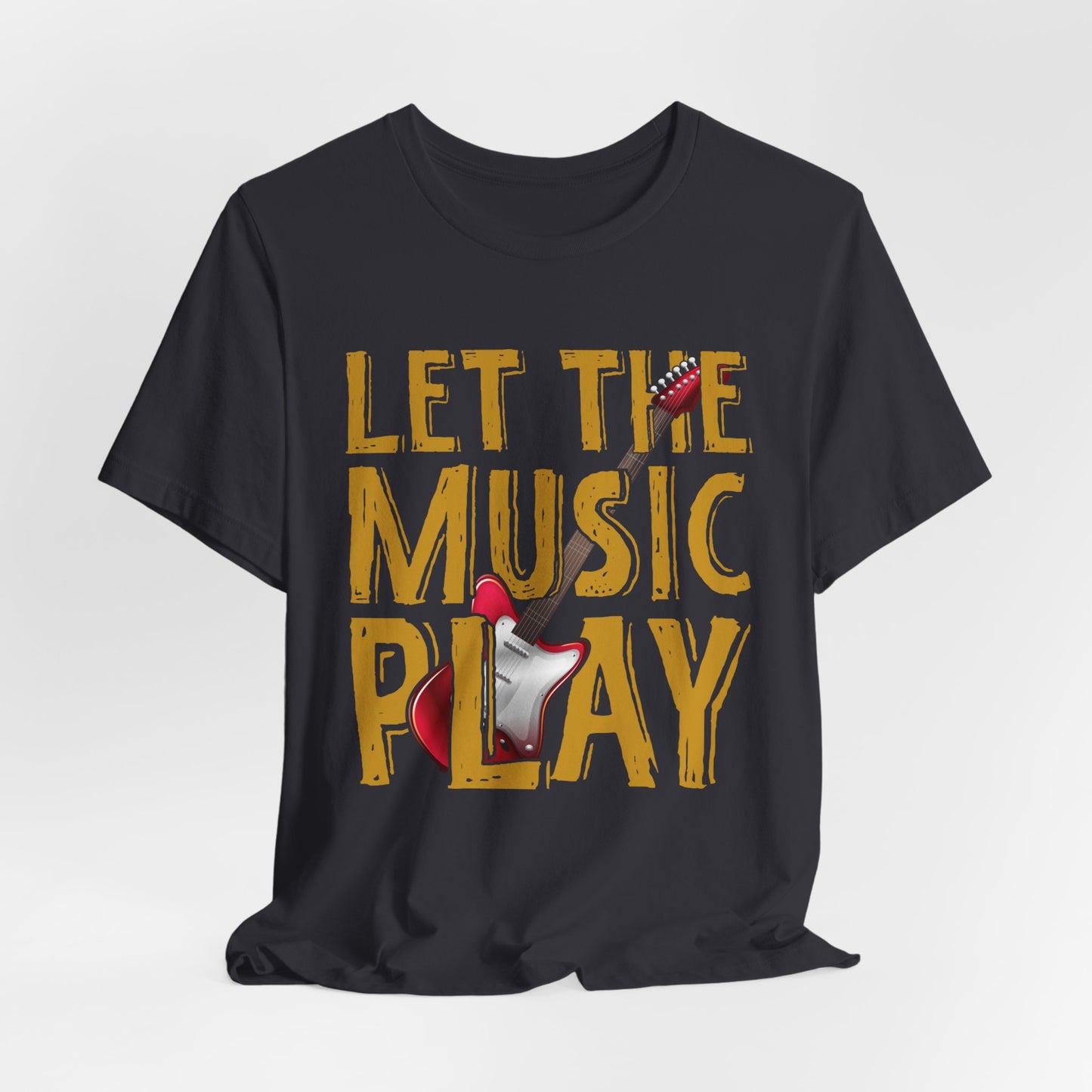 Music: Let The Music Play - Unisex Jersey Short Sleeve Tee