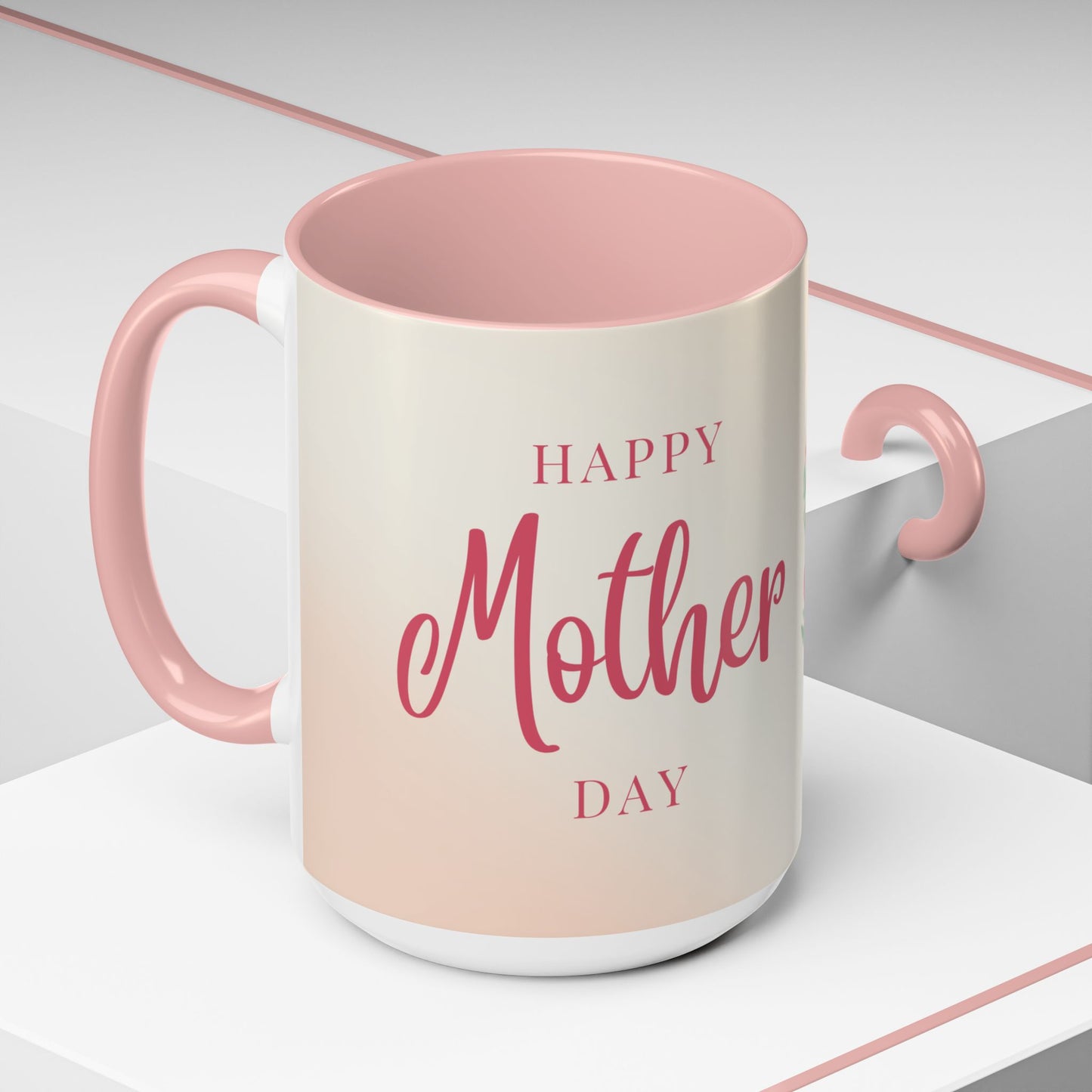 Floral Mother’s Day Coffee Mug, Photo Customizable - Happy Mother’s Day Gift - 12284