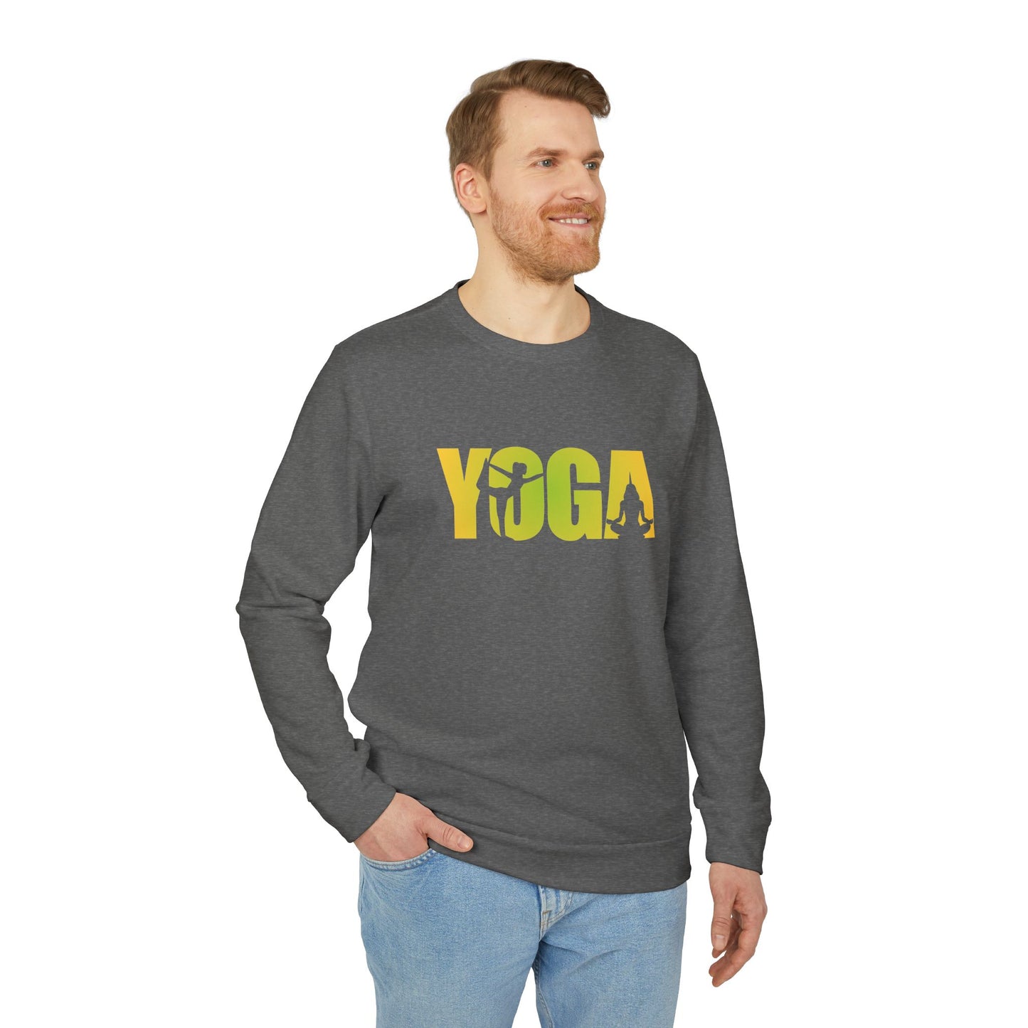 Yoga - Adidas Unisex Fleece Crewneck Sweatshirt