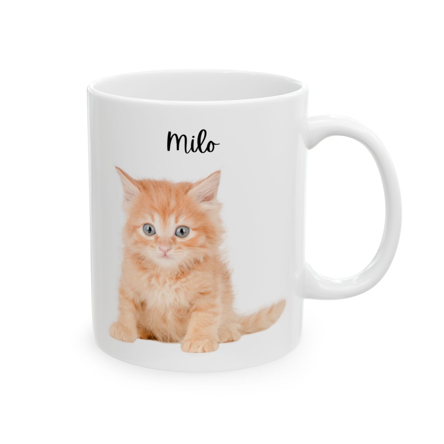 Personalised Cat Ceramic Mug - Perfect Gift for Cat Lovers, Cozy Home Decor, Tea/Coffee Mug, Birthday Present - 14209