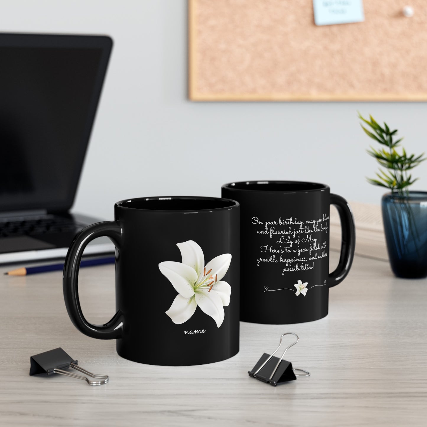 Lily Birth Flower Mug | May