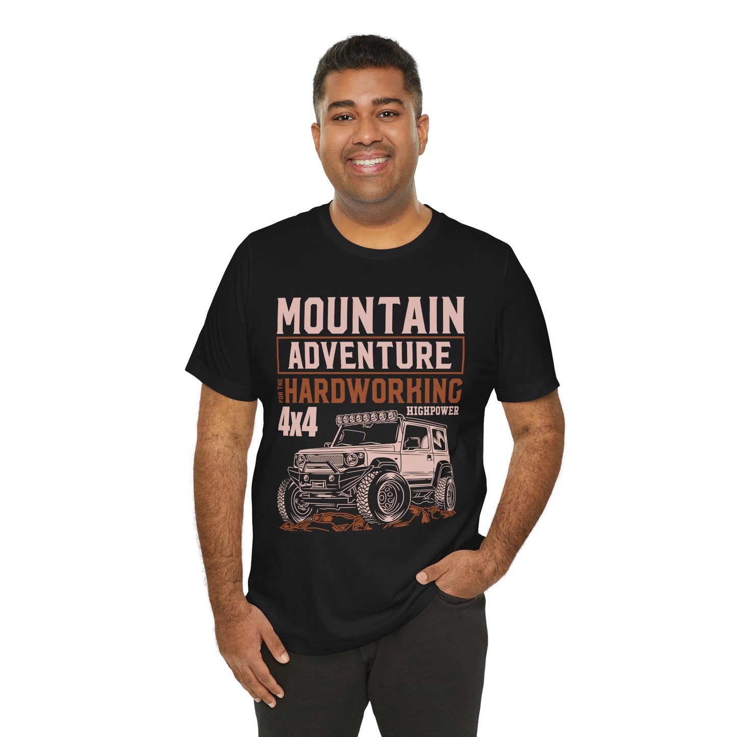 Mountain Adventure, Hardware 4x4 - Unisex Jersey Short Sleeve Tee - 12952
