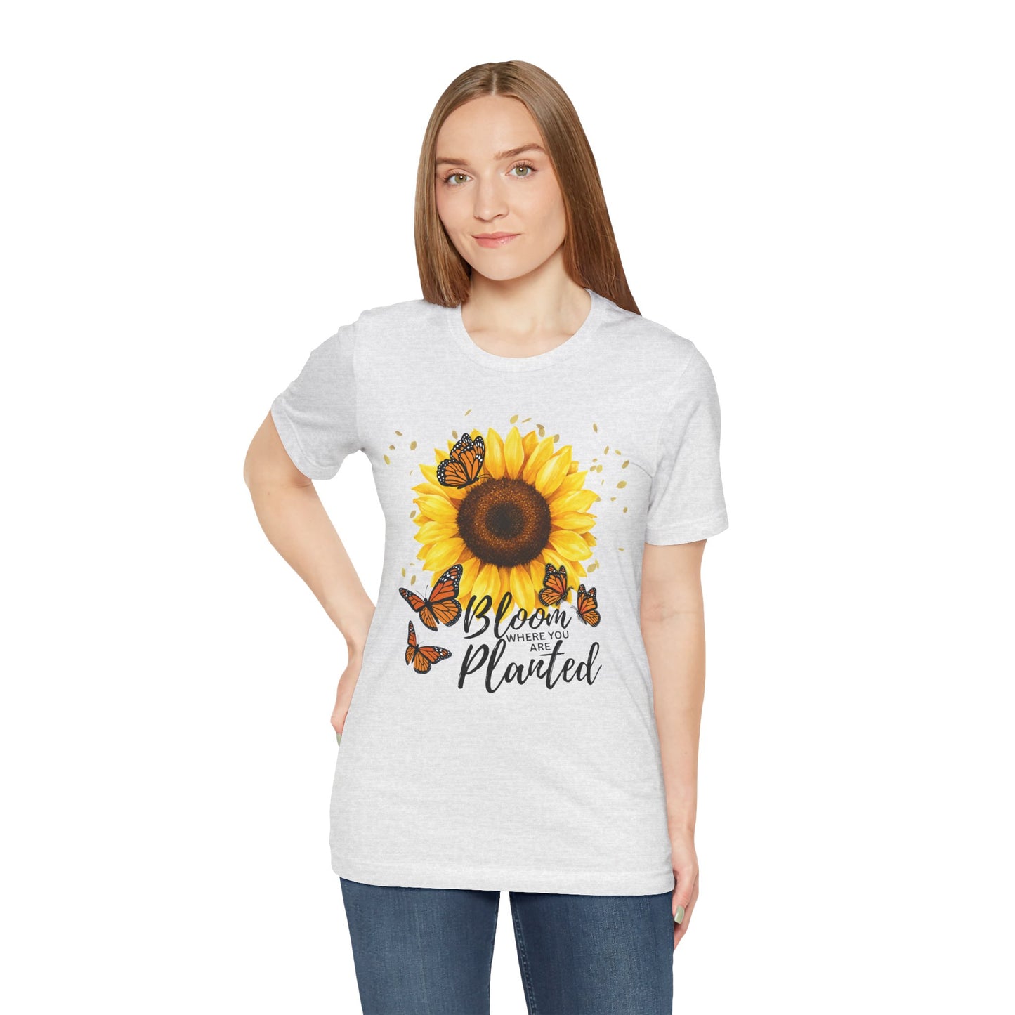 Sunflower Bloom Where You Are Planted Tee - 14920