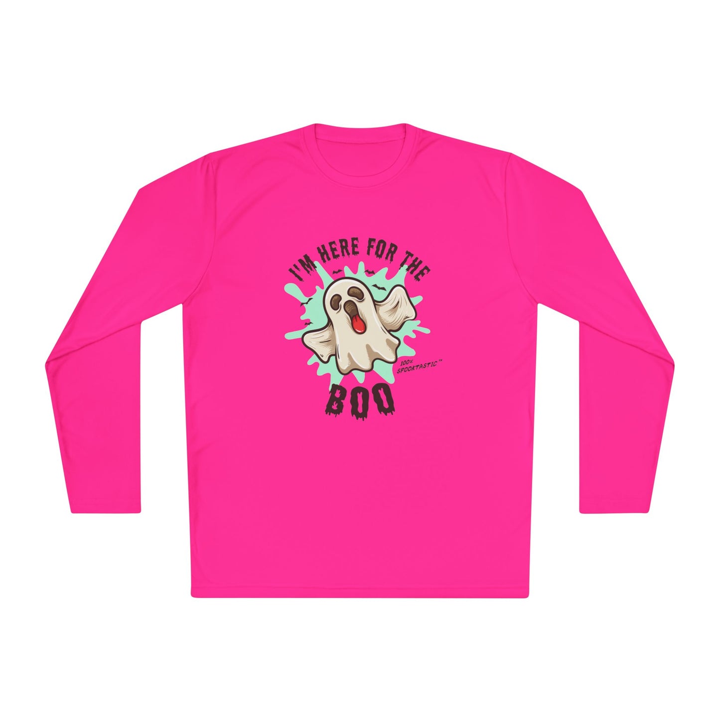 I am Here For The Boo - Unisex Lightweight Long Sleeve Tee - 13901