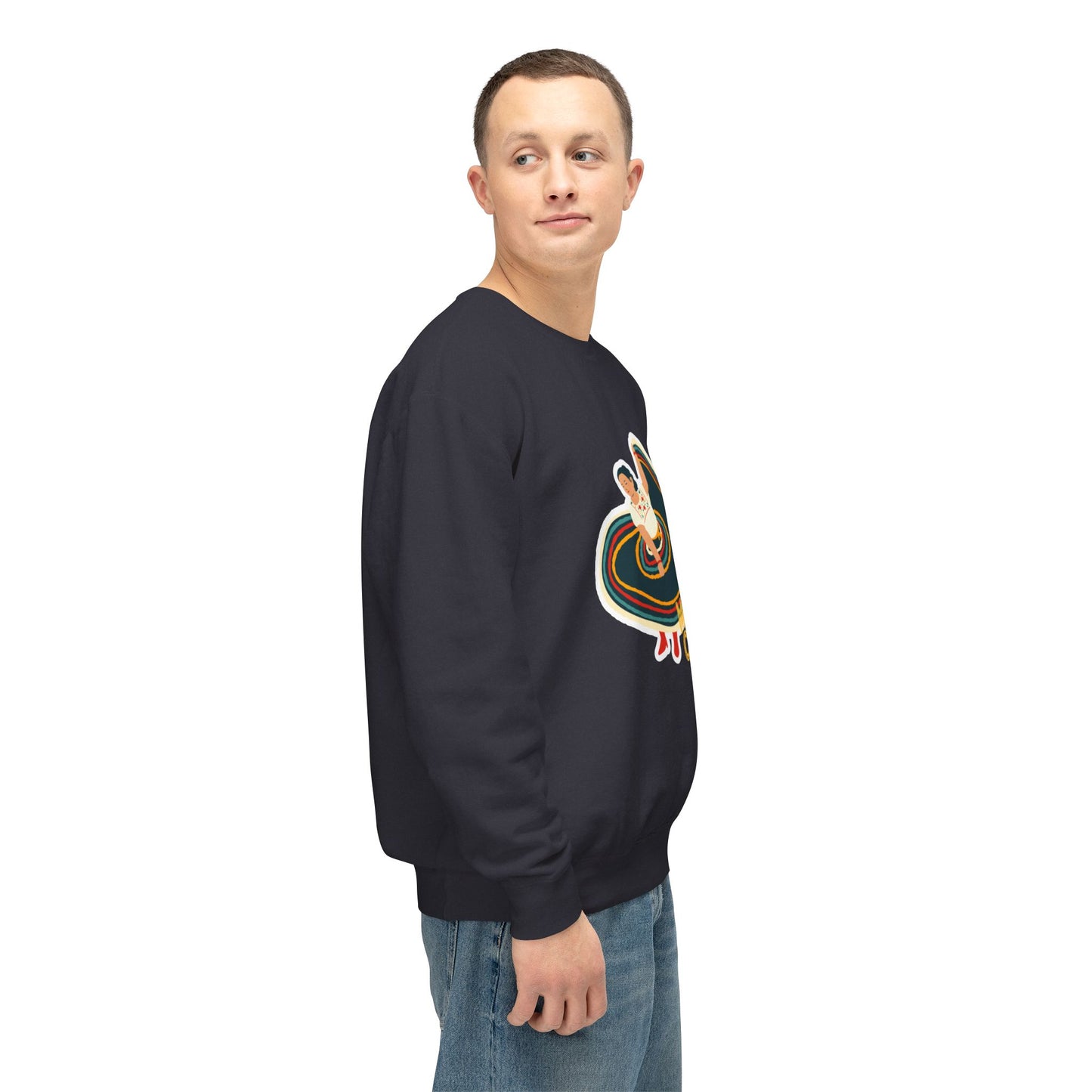 Mexico City Unisex Lightweight Crewneck Sweatshirt -12123