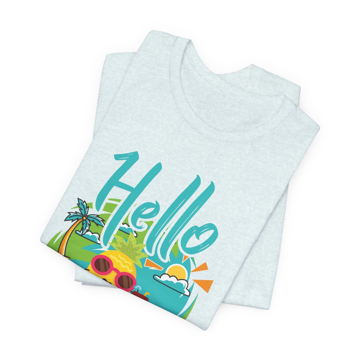 Hello Summer - Unisex Jersey Short Sleeve Tee - 13088
