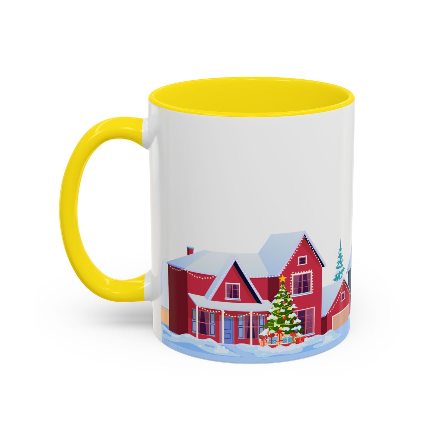 Winter Houses - Accent Coffee Mug (11, 15oz) - 10441