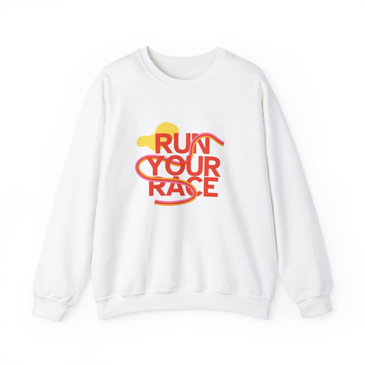 Run Your Race - Unisex Heavy Blend™ Crewneck Sweatshirt