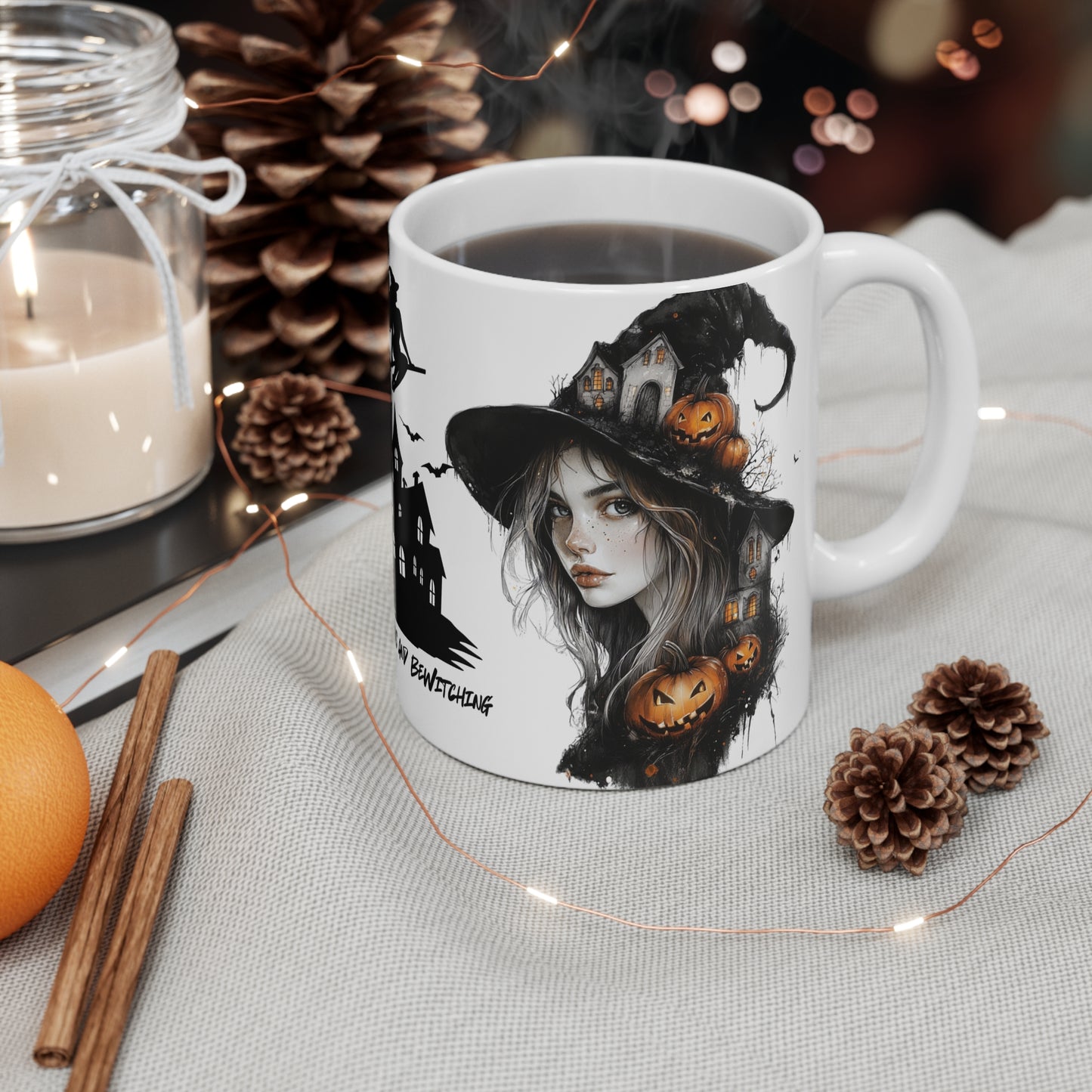 Halloween, Gorgeous & Bewitching - Mug 11oz