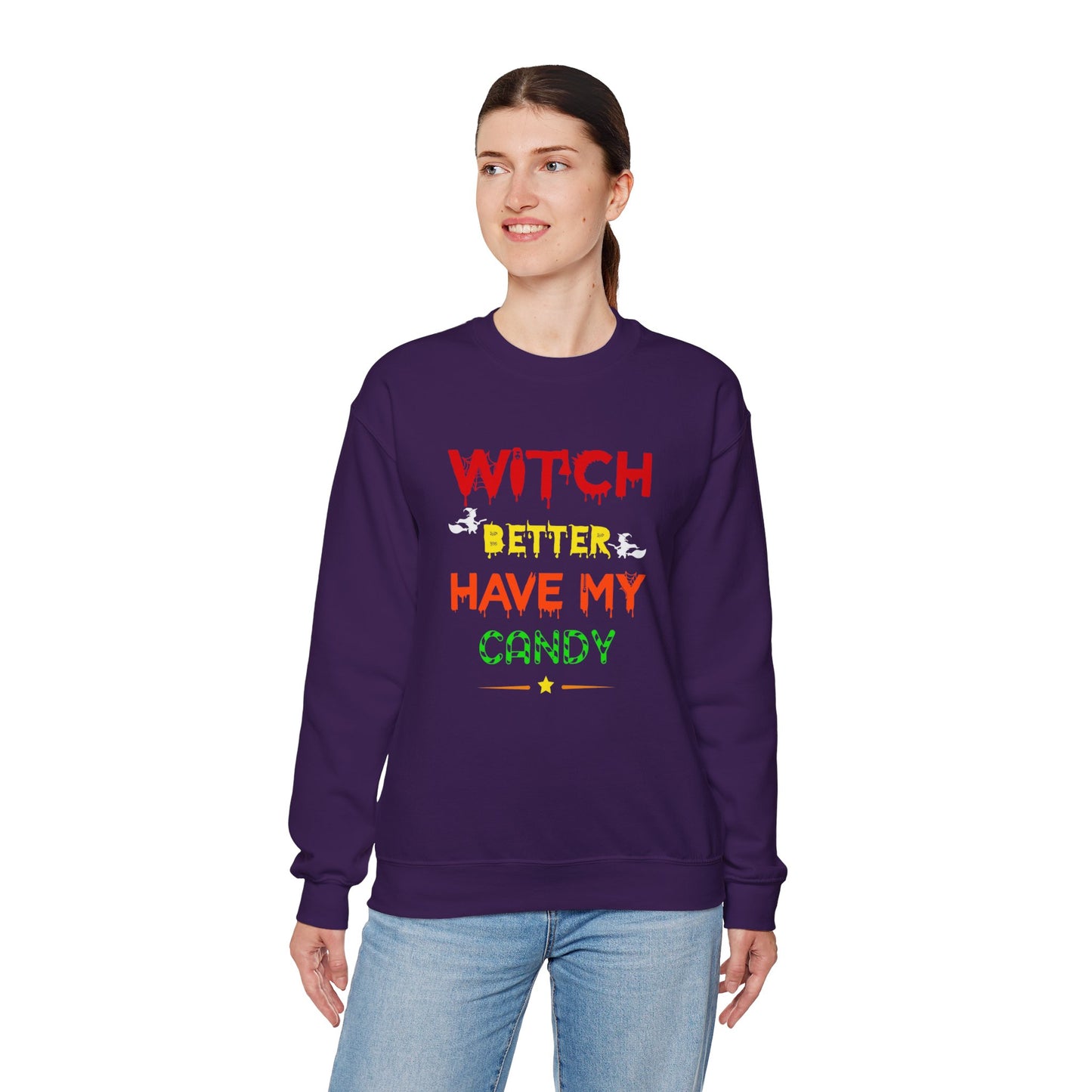 Witch, Better Have My Candy - Unisex Heavy Blend™ Crewneck Sweatshirt