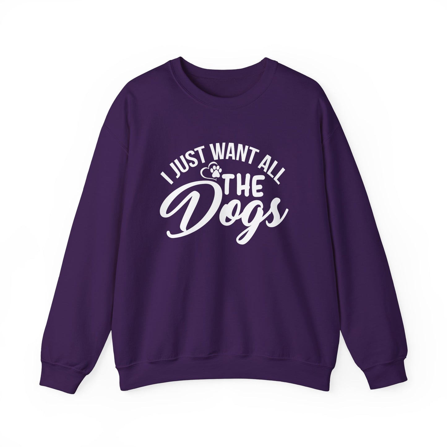 I Just Want All the Dogs - Unisex Heavy Blend™ Crewneck Sweatshirt