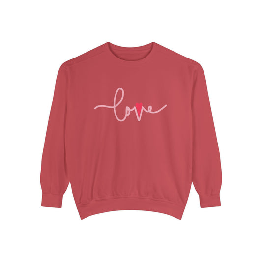 Love - Unisex Garment-Dyed Sweatshirt - 11476