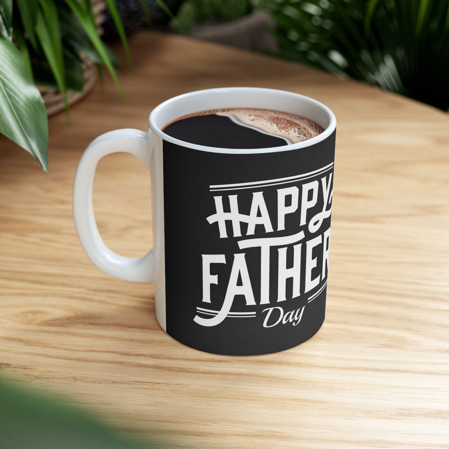 Happy Father's Day Ceramic Mug | Gift for Dad, Coffee Lover, Tea Enthusiast, Unique Father's Day Present - 14029