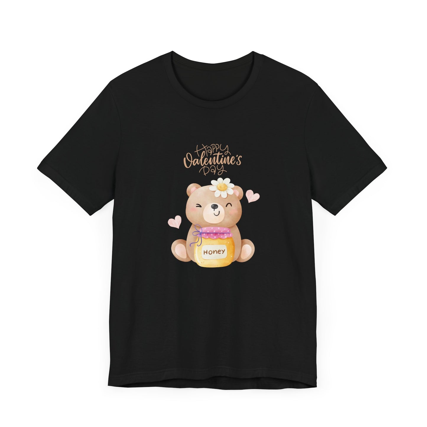 Baby Bear, Happy Valentine's Day - Unisex Jersey Short Sleeve Tee - 11522