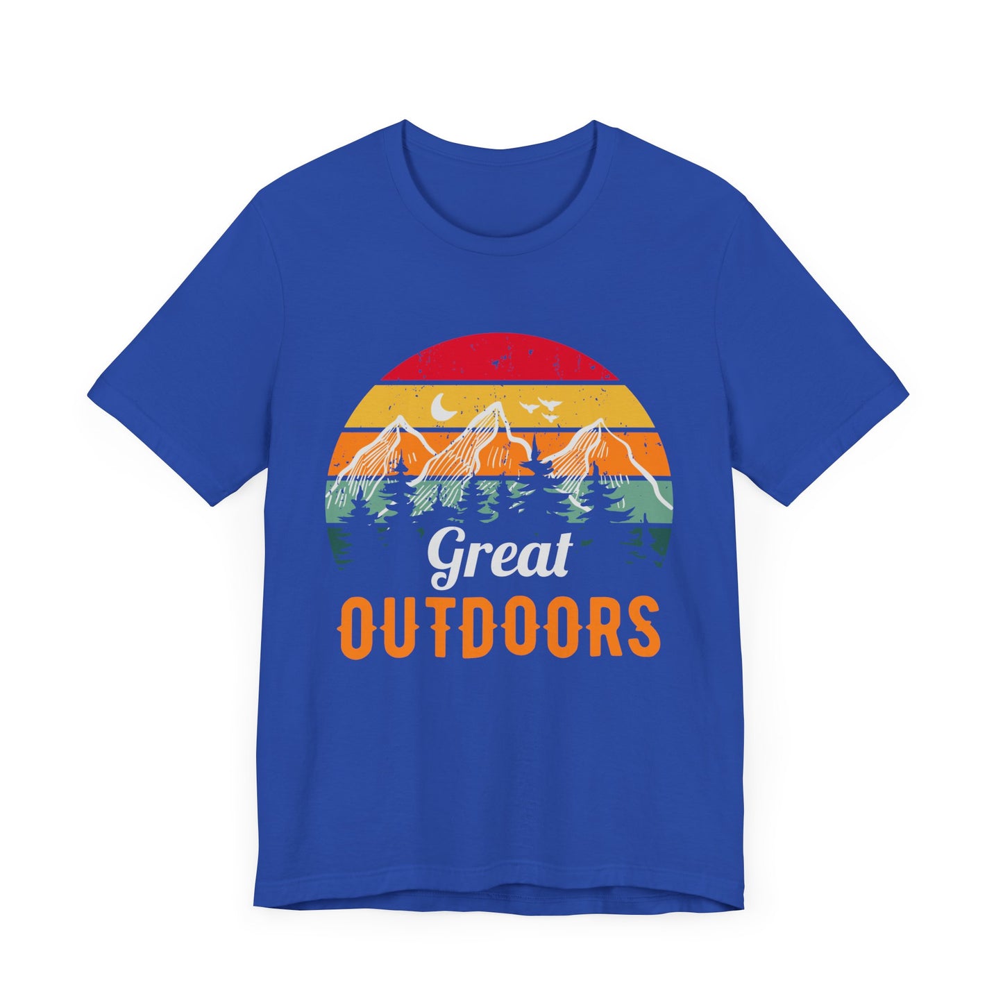 Camping: Great Outdoors - Unisex Jersey Short Sleeve Tee