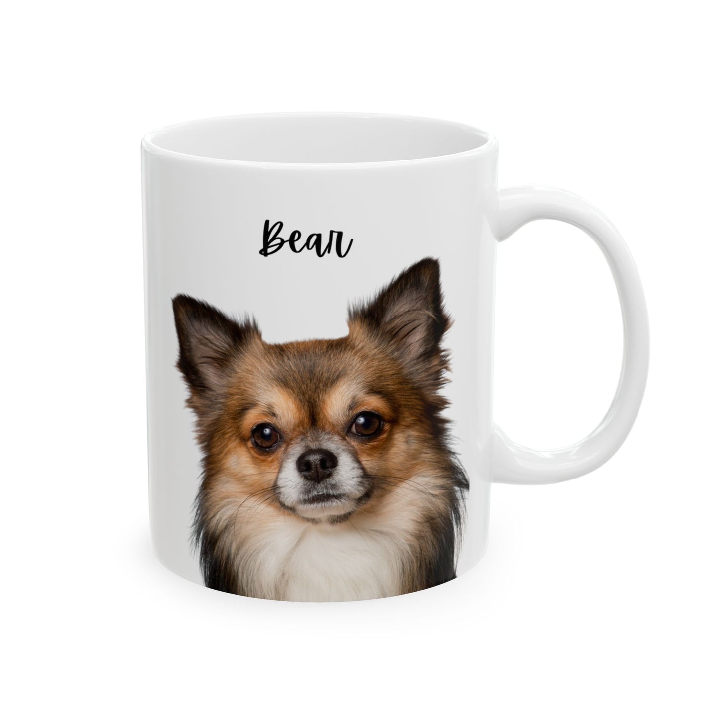 Personalised Dog Ceramic Mug - Perfect Gift for Pet Owners, 11oz or 15oz, Dog Themed Coffee Cup - 14173