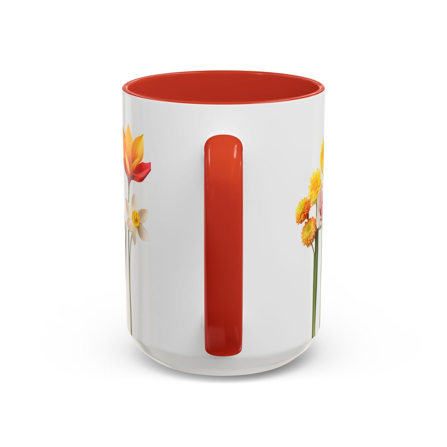 Bright Flowers - Accent Coffee Mug (11, 15oz) - 10400