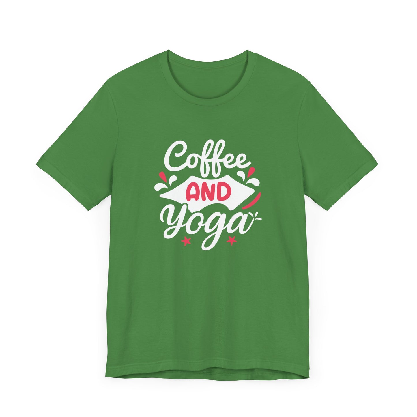 Coffee & Yoga - Unisex Jersey Short Sleeve Tee