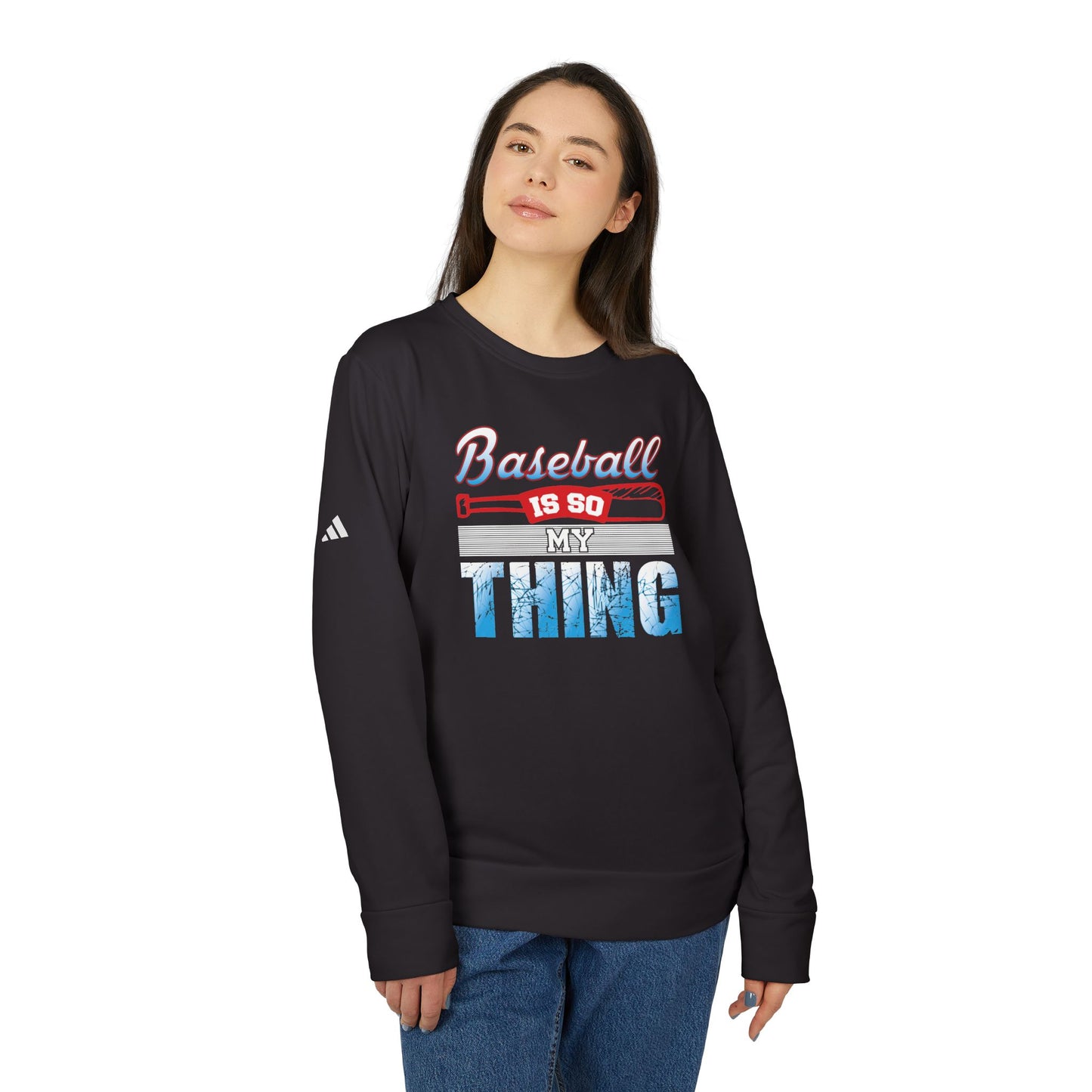 Baseball Is My Thing - adidas Unisex Fleece Crewneck Sweatshirt - 14099