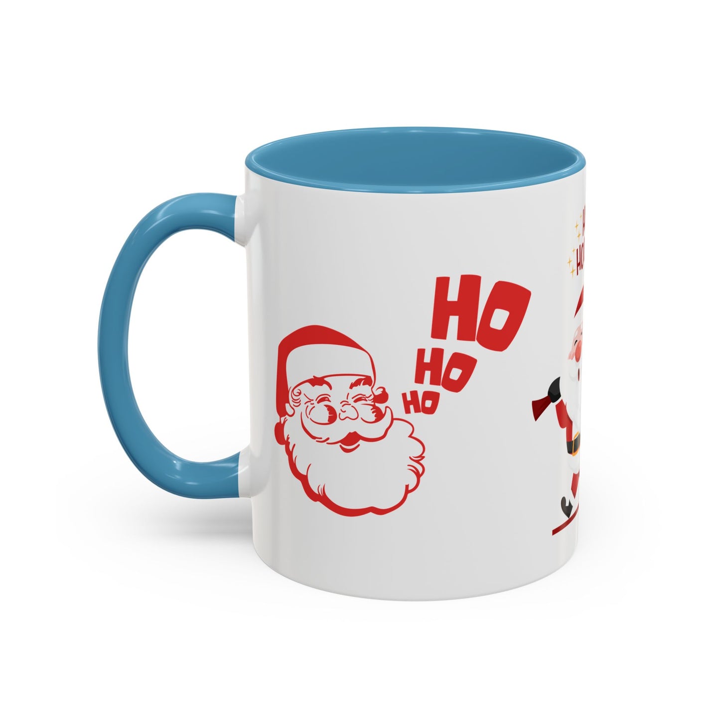 Santa, Ho Ho Holidays  - Accent Coffee Mug (11, 15oz)