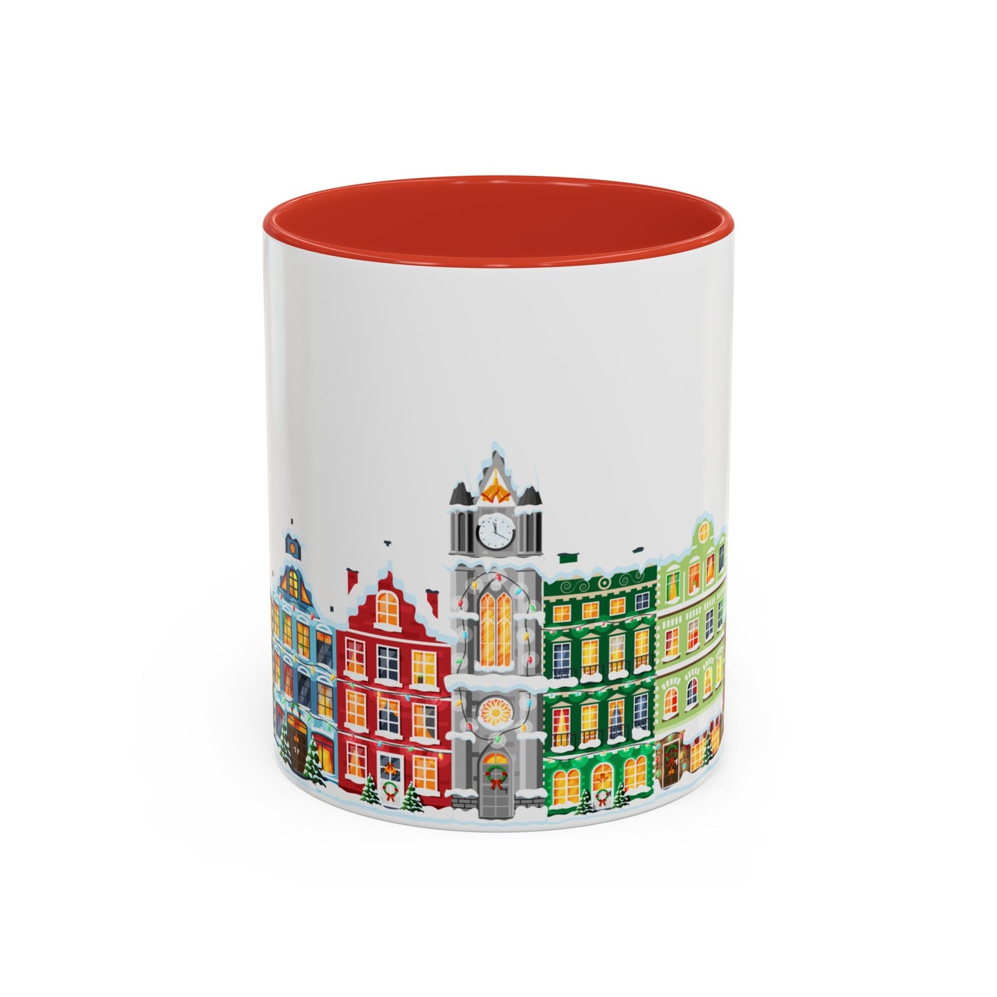 Christmas Houses - Accent Coffee Mug (11, 15oz) - 10438