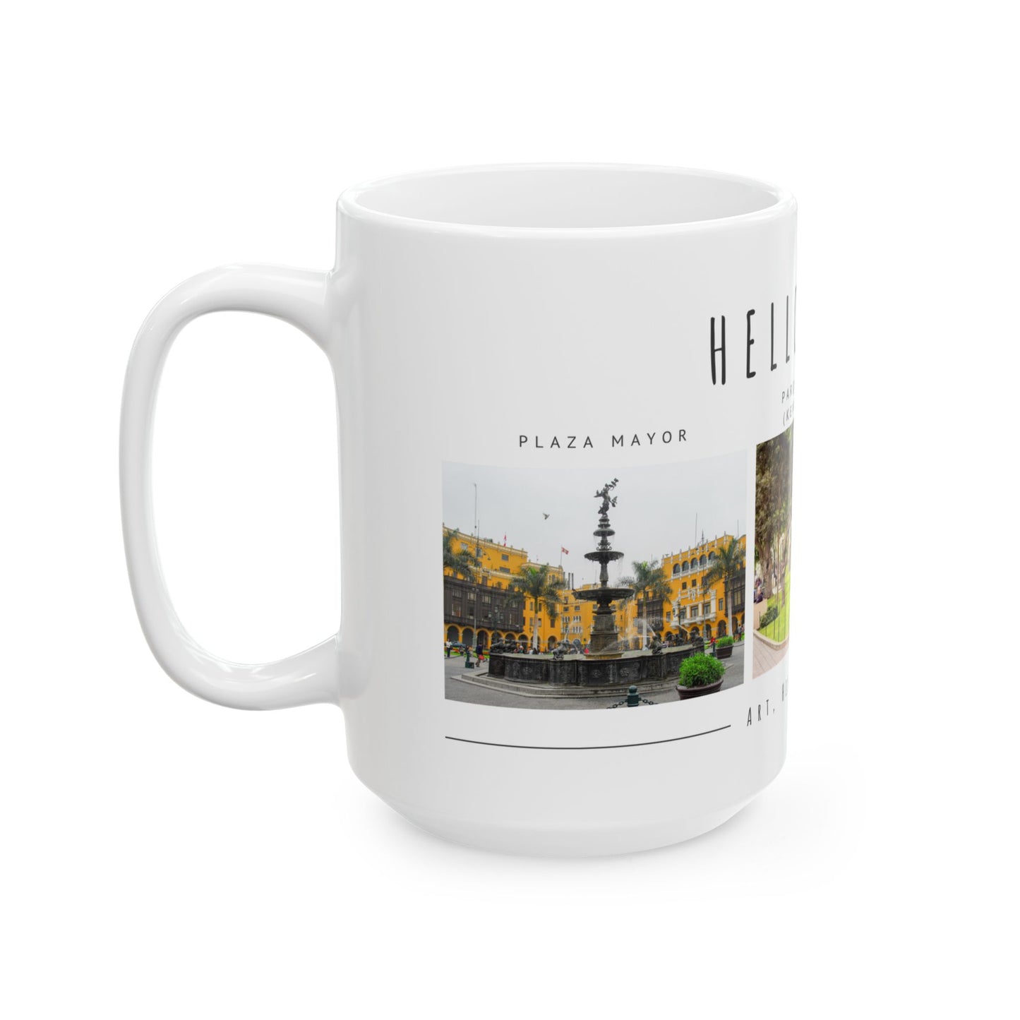 Hello Lima! Ceramic Mug - 11oz & 15oz | Travel Gift, Art & History Mug - 12028