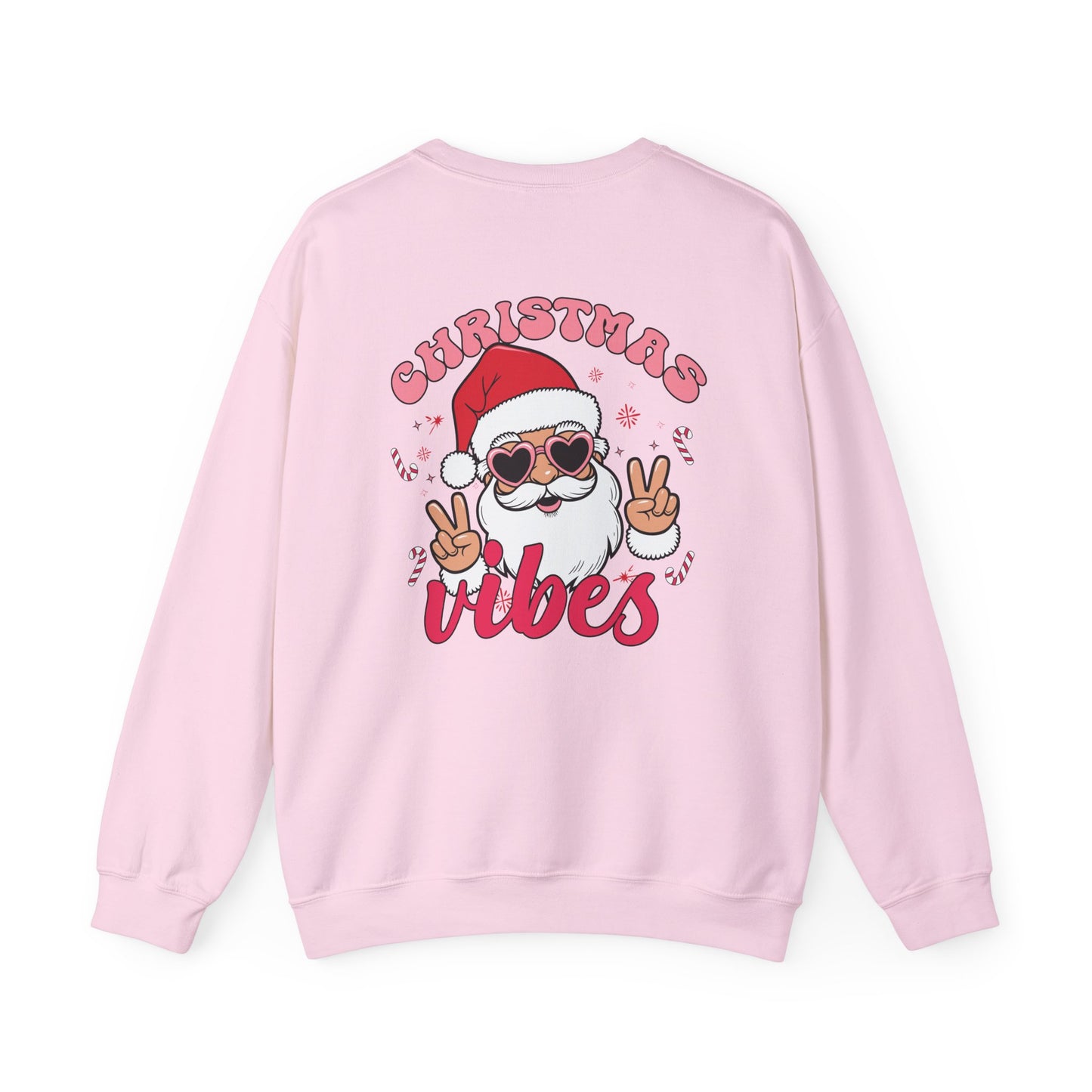 Santa, Christmas Vibes - Unisex Heavy Blend™ Crewneck Sweatshirt - 10171