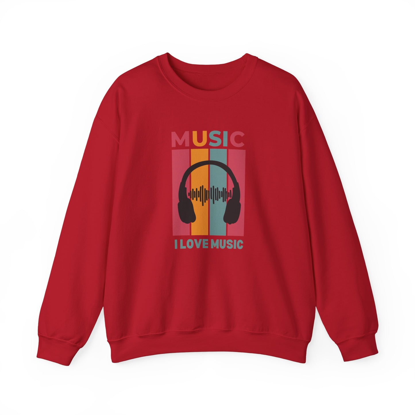 I Love Music - Unisex Heavy Blend™ Crewneck Sweatshirt - 10599