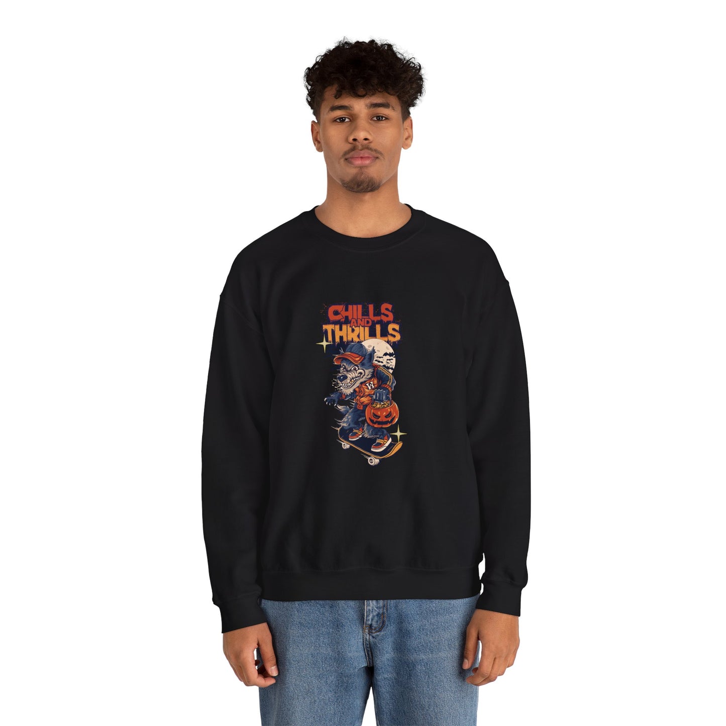 Chills & Thrills - Unisex Heavy Blend™ Crewneck Sweatshirt