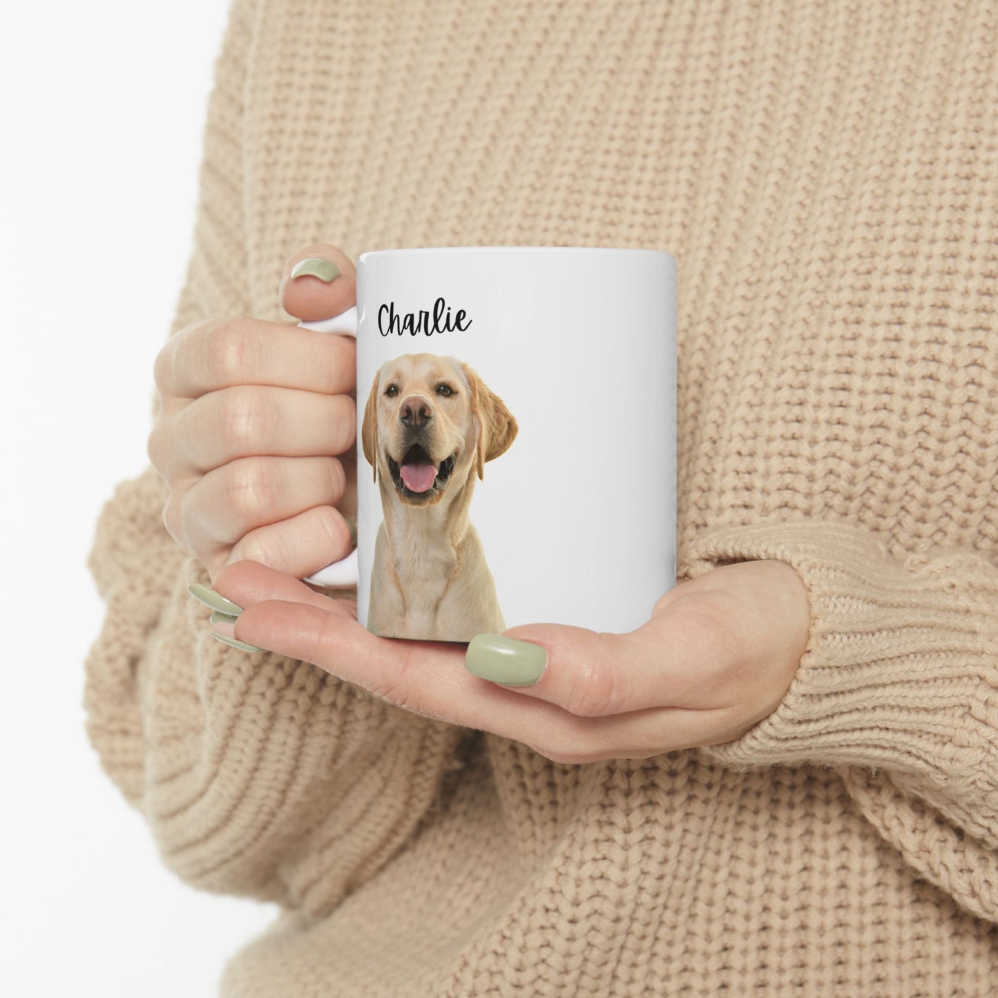 Dog Lover's Ceramic Mug, Dog-Themed Coffee Mug, Present for Pet Owners, Cute Dog Gift, Animal Lover's Kitchenware - 14157