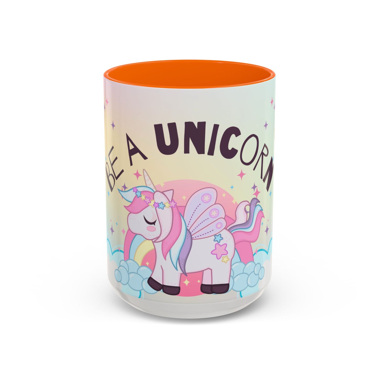 Be A Unicorn - Accent Coffee Mug (11, 15oz) - 11007