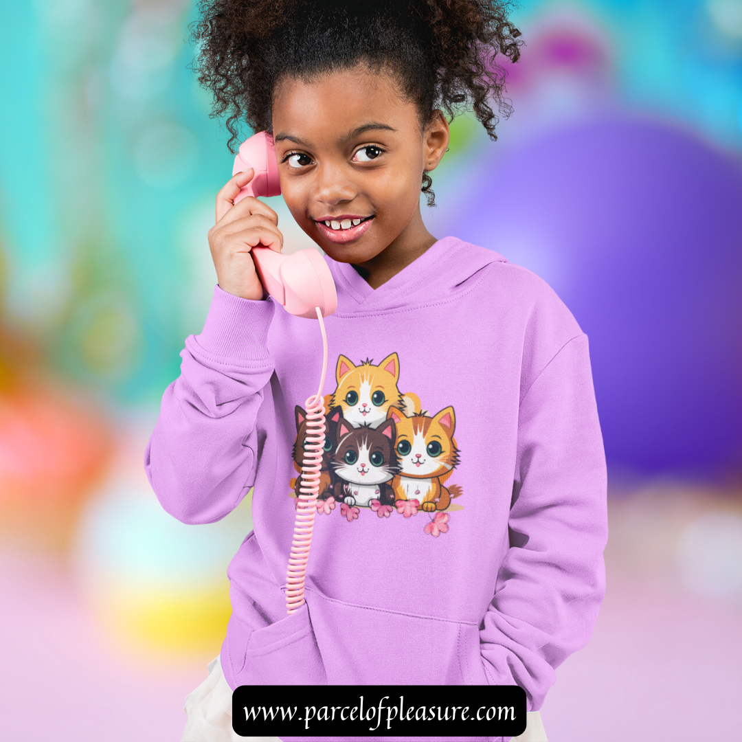 Kittens: Little Bundles of Joy - Youth Heavy Blend Hooded Sweatshirt