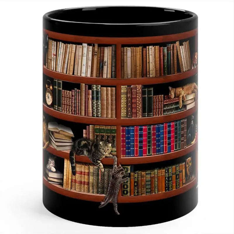 Xmas Book Lover Ceramic Coffee Mug