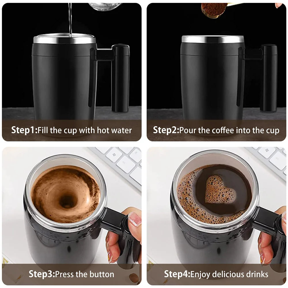 Self Stirring Mug (NO MORE GOOPY COFFEE)