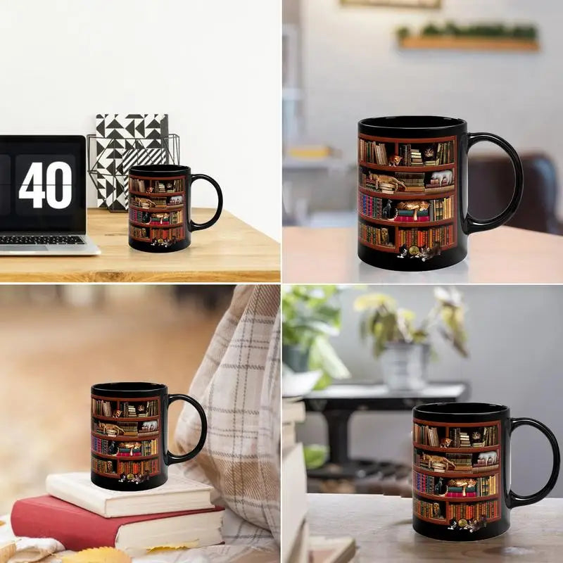 Xmas Book Lover Ceramic Coffee Mug