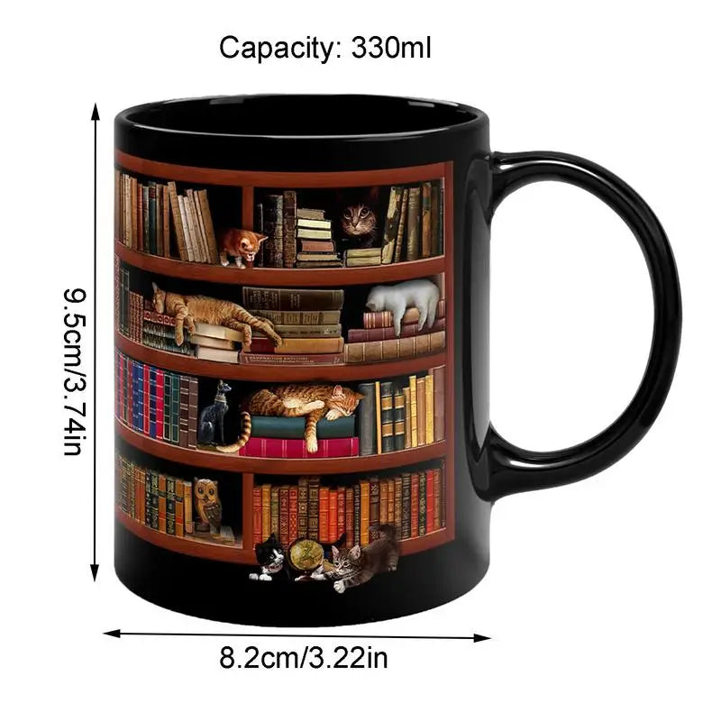 Xmas Book Lover Ceramic Coffee Mug