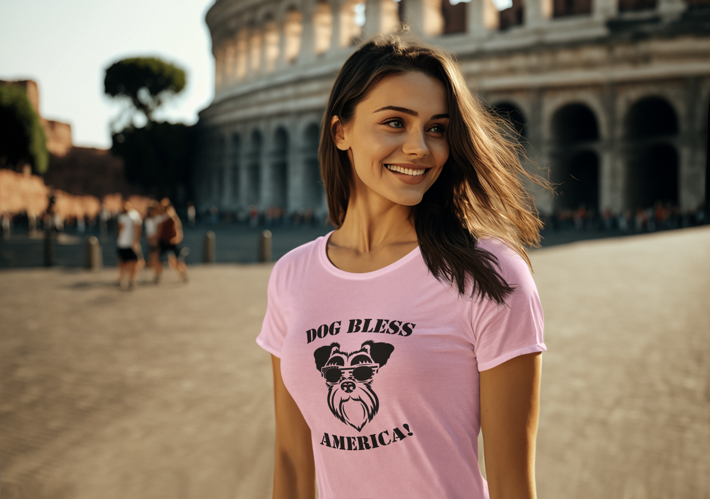 Dog Bless America! - Unisex Jersey Short Sleeve Tee